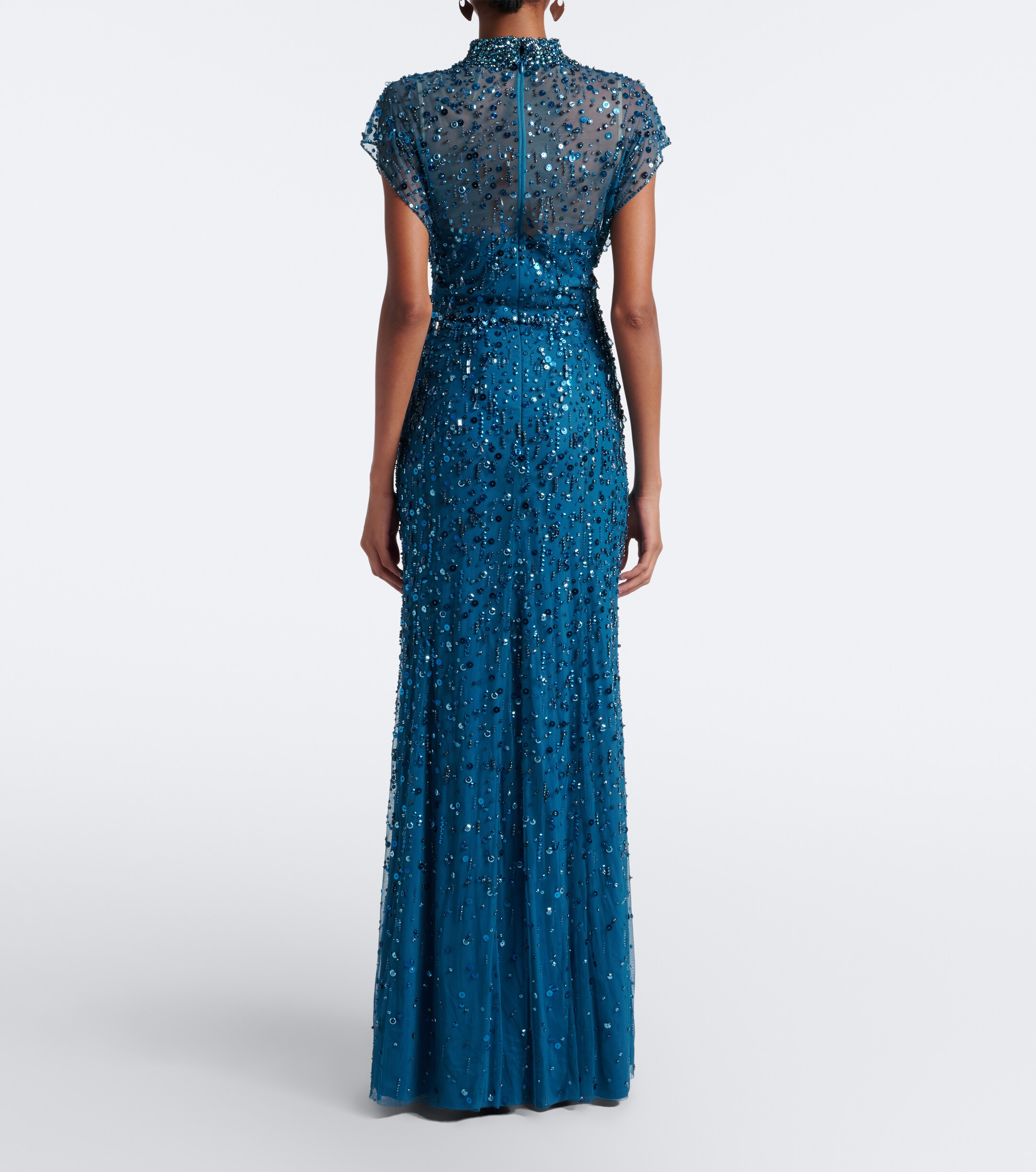 Jenny Packham Jenny Packham Crystal Drop embellished gown