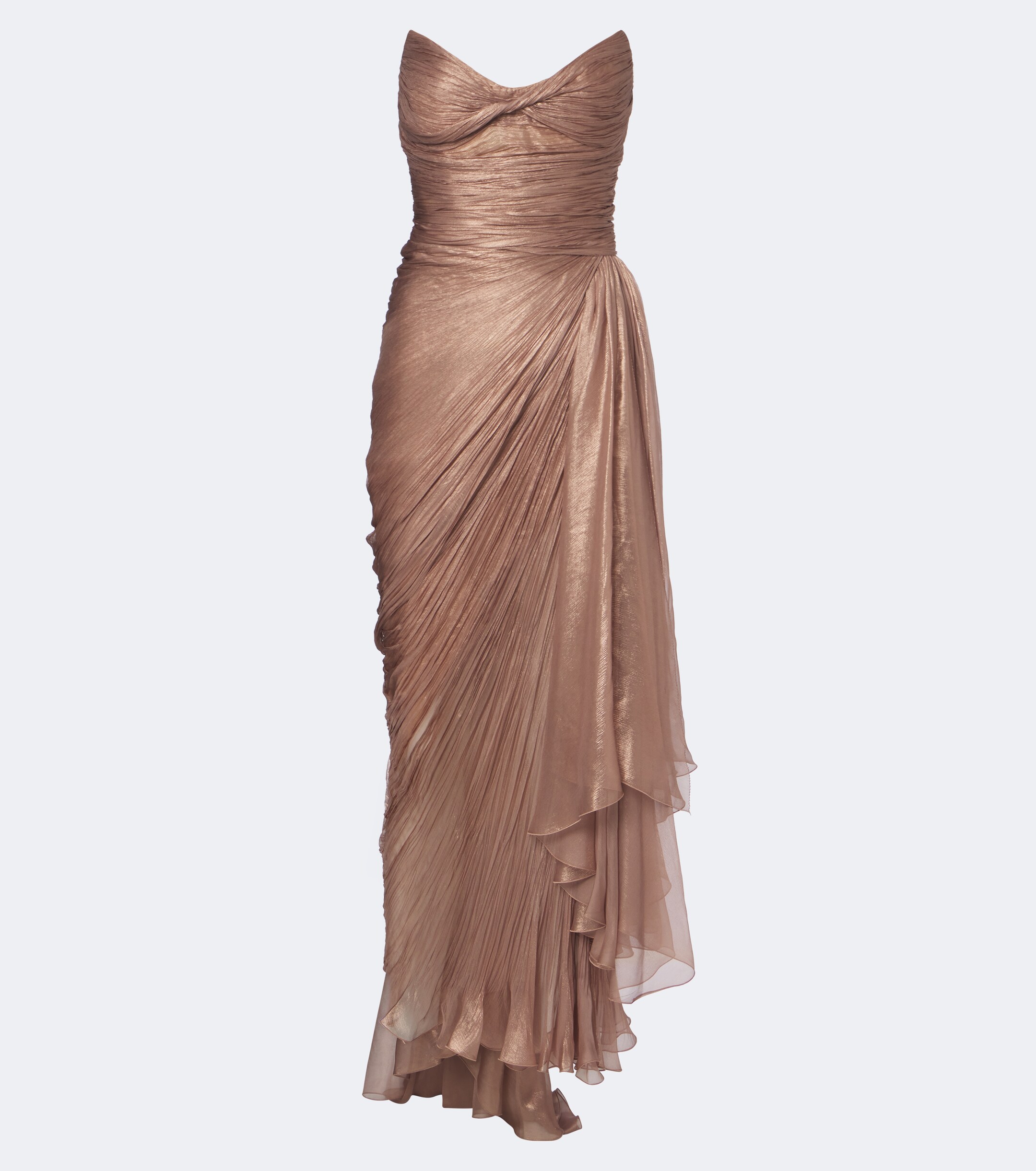 Maria Lucia Hohan Maria Lucia Hohan Heidi pleated silk bustier gown