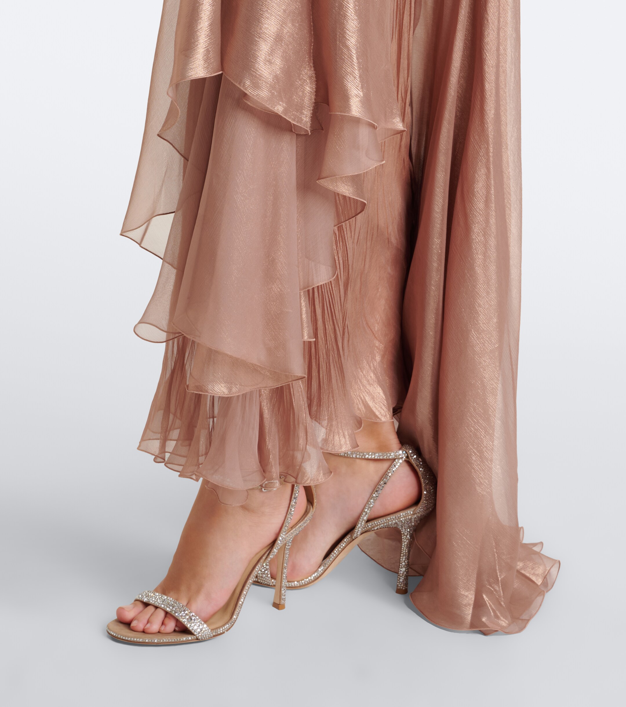 Maria Lucia Hohan Maria Lucia Hohan Heidi pleated silk bustier gown