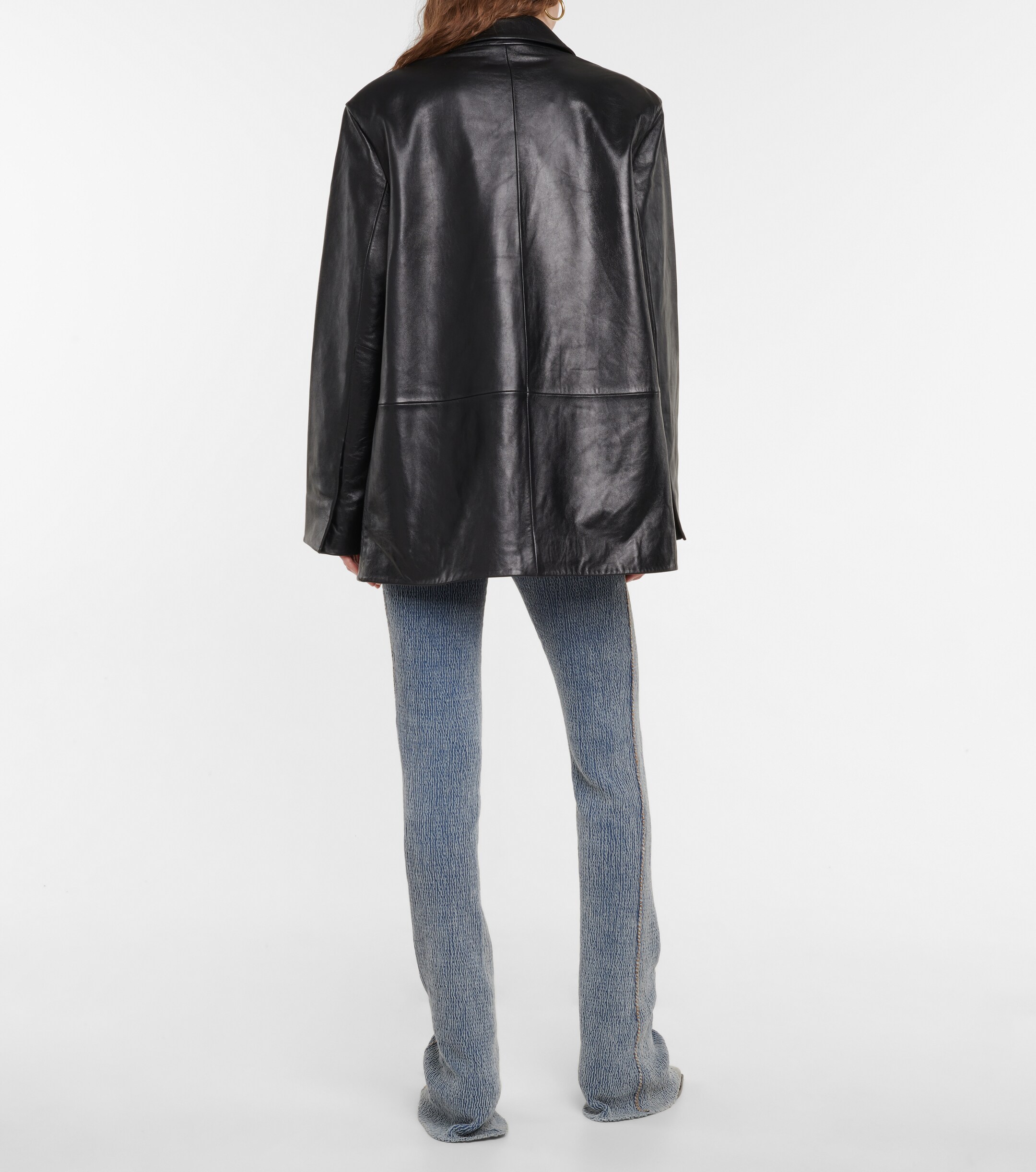 STAND STUDIO Carter leather blazer