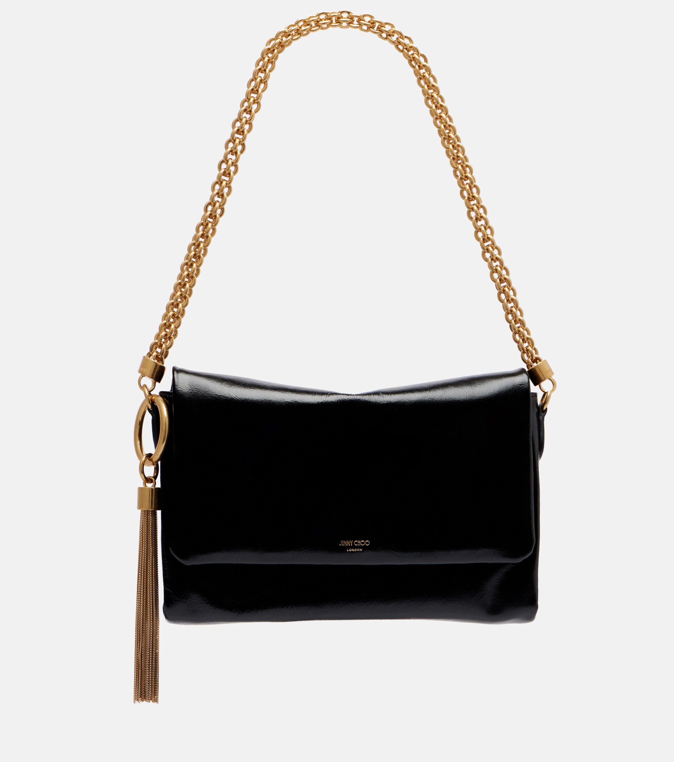 JIMMY CHOO Callie Flap leather shoulder bag