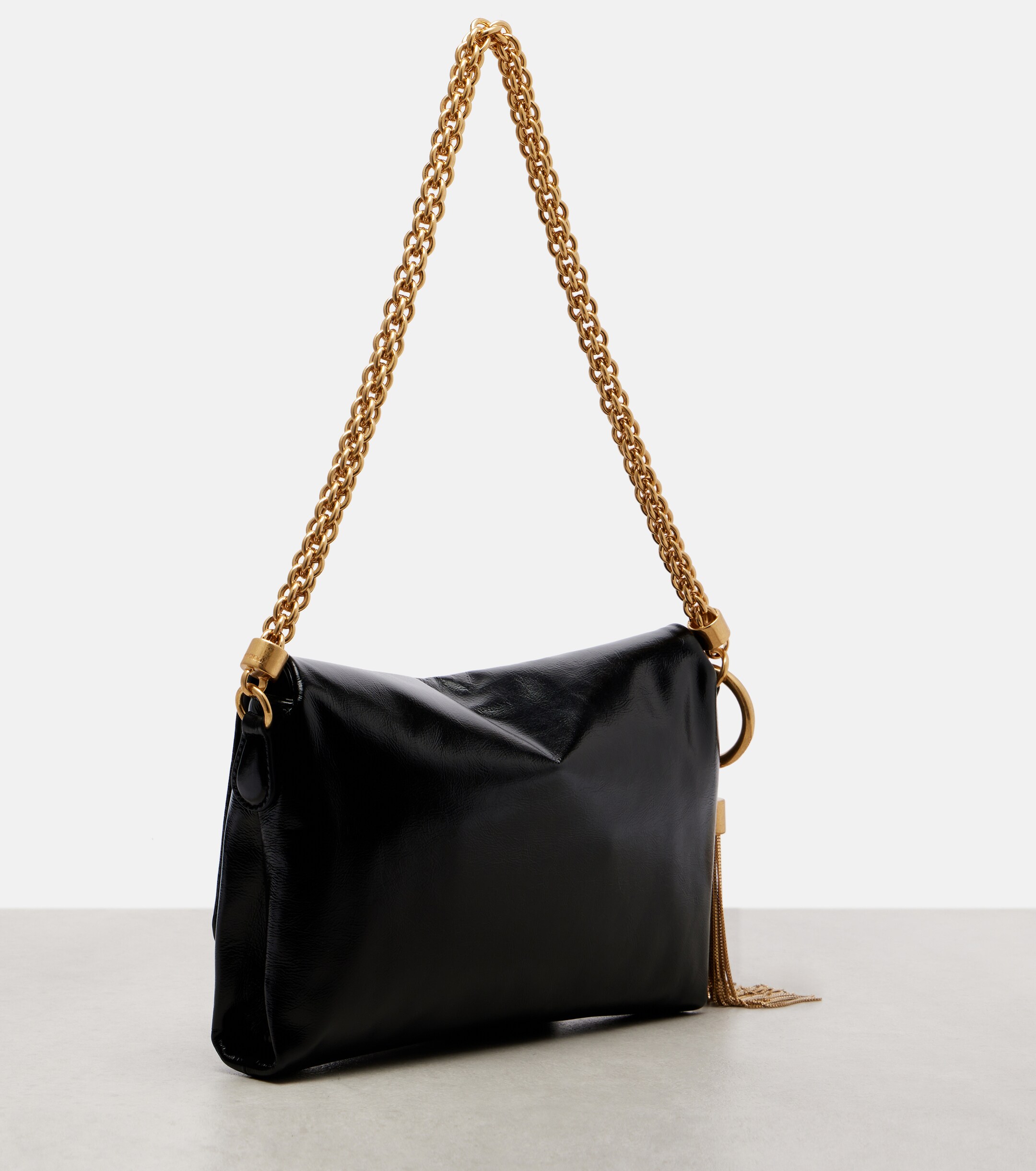 JIMMY CHOO Callie Flap leather shoulder bag