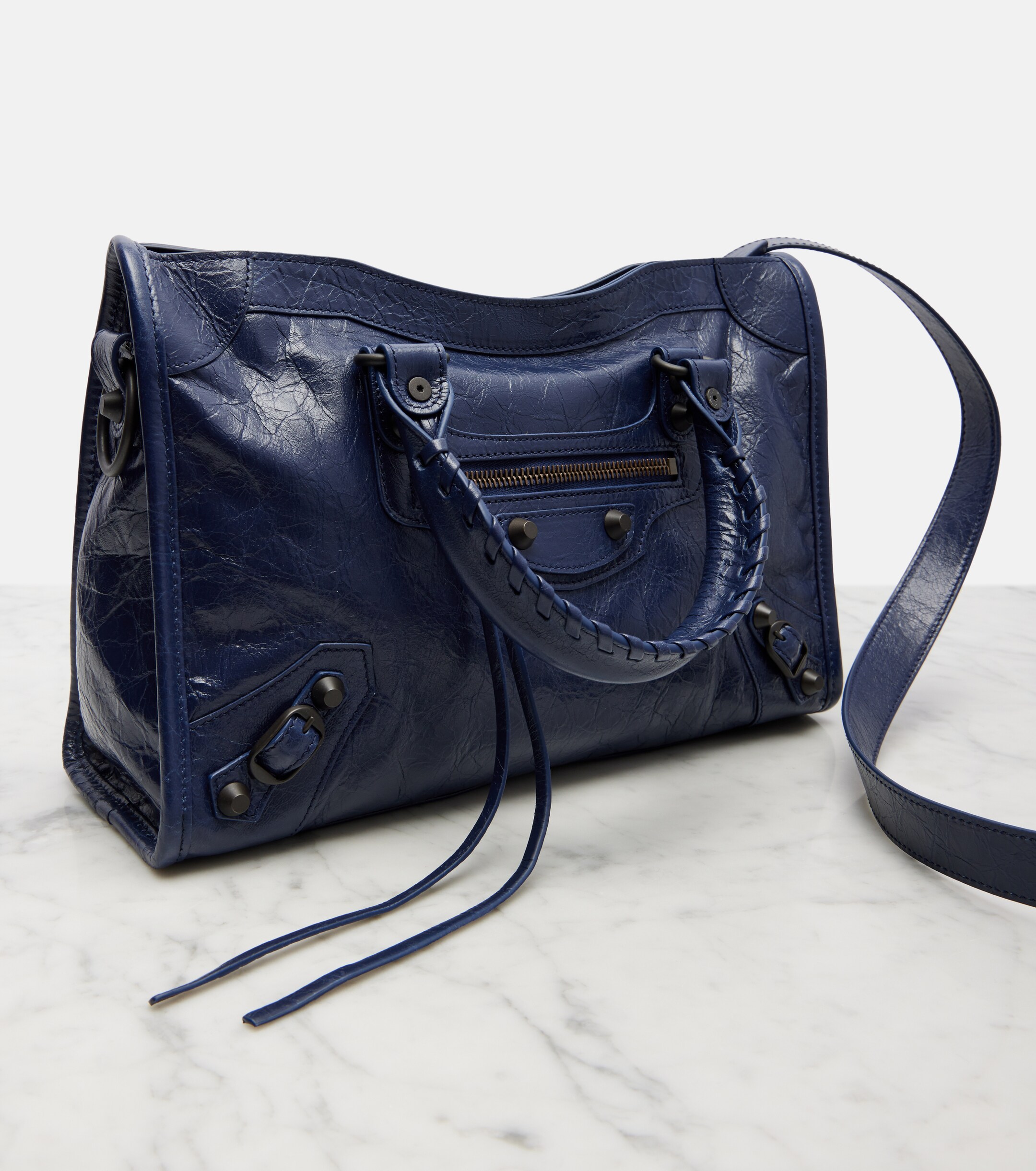 Balenciaga Le City Small leather tote bag