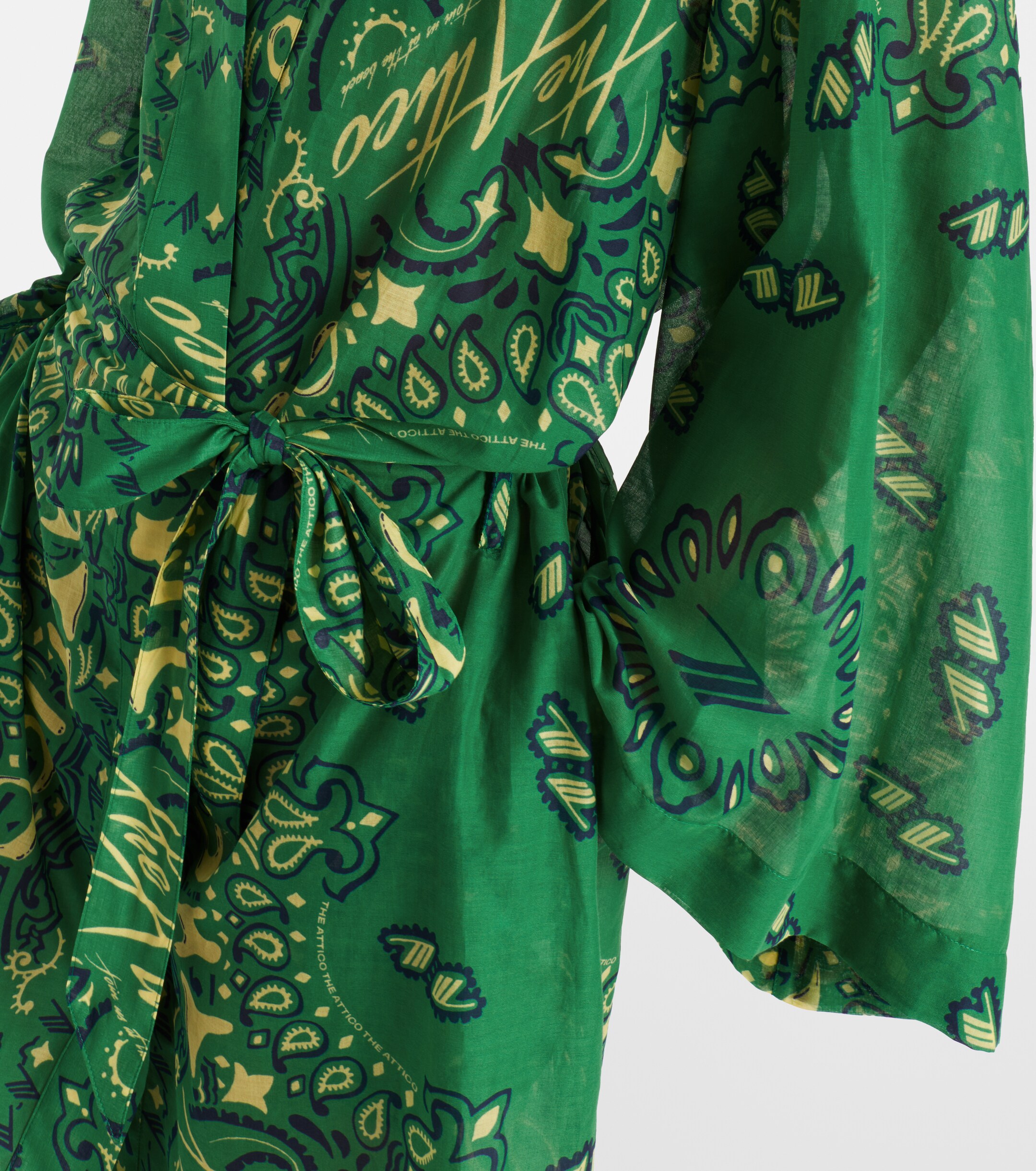 THE ATTICO The Attico Bandana cotton muslin kaftan