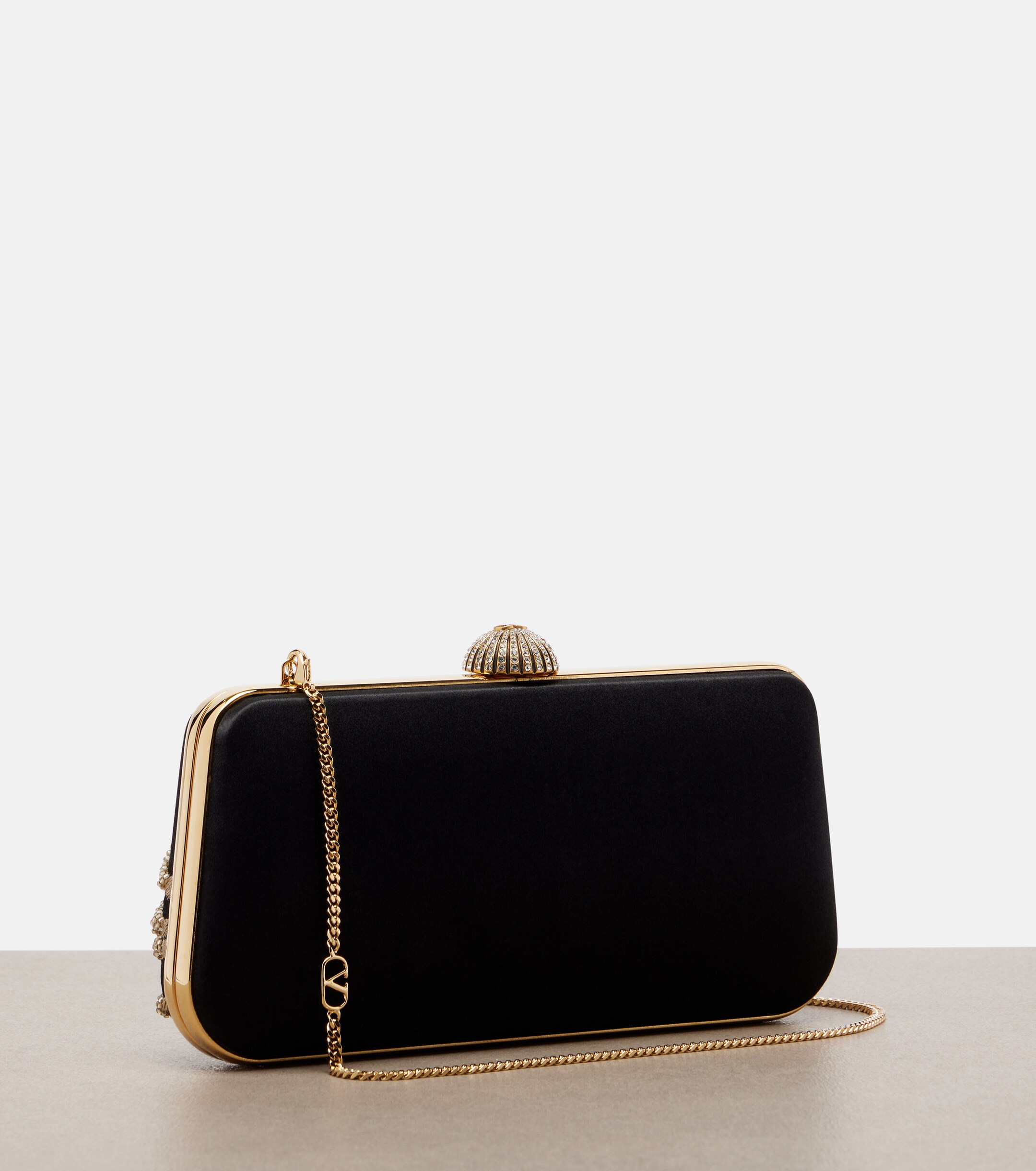 Valentino Garavani Carry Secrets embellished clutch thumbnail