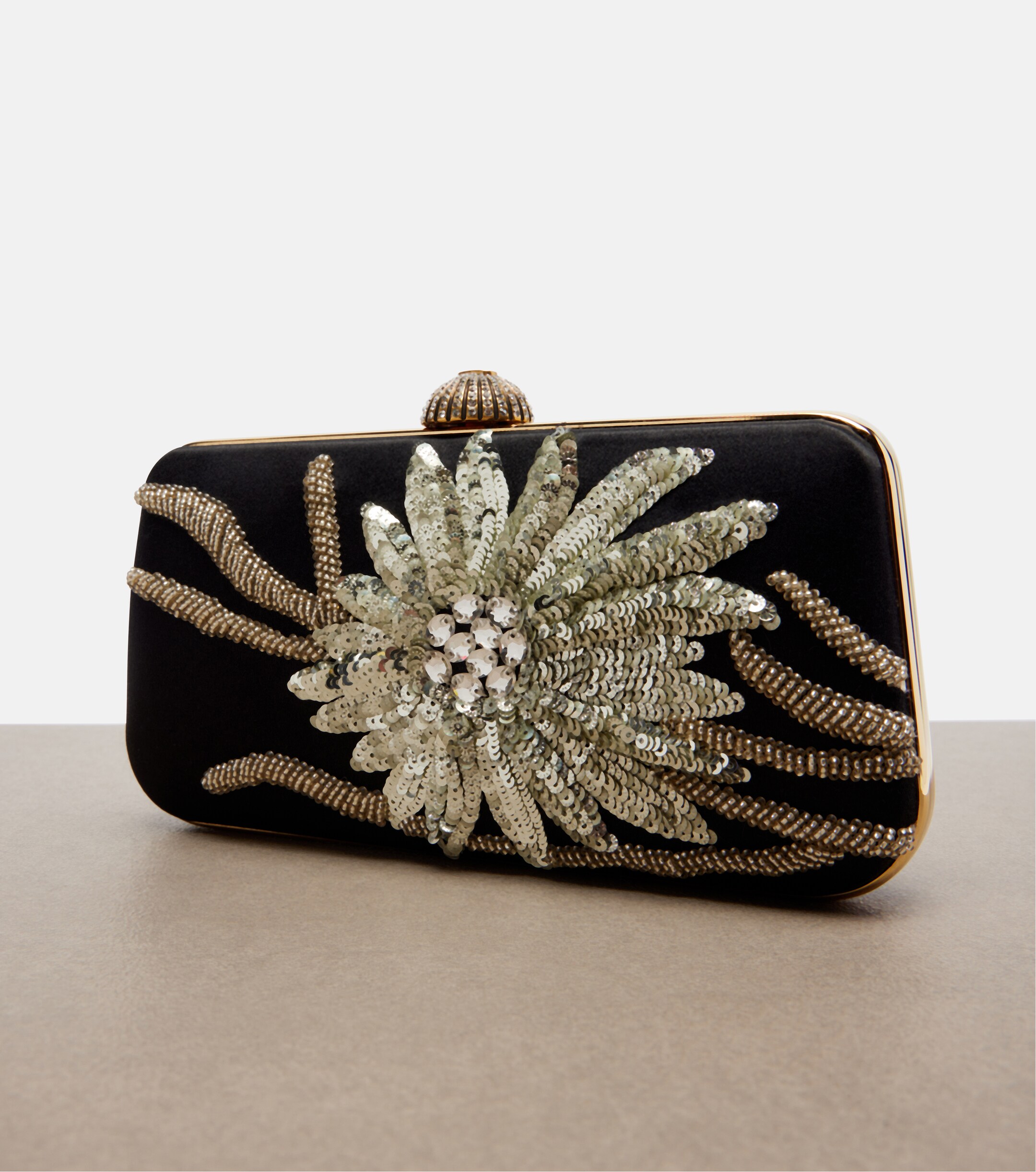 Valentino Garavani Carry Secrets embellished clutch thumbnail