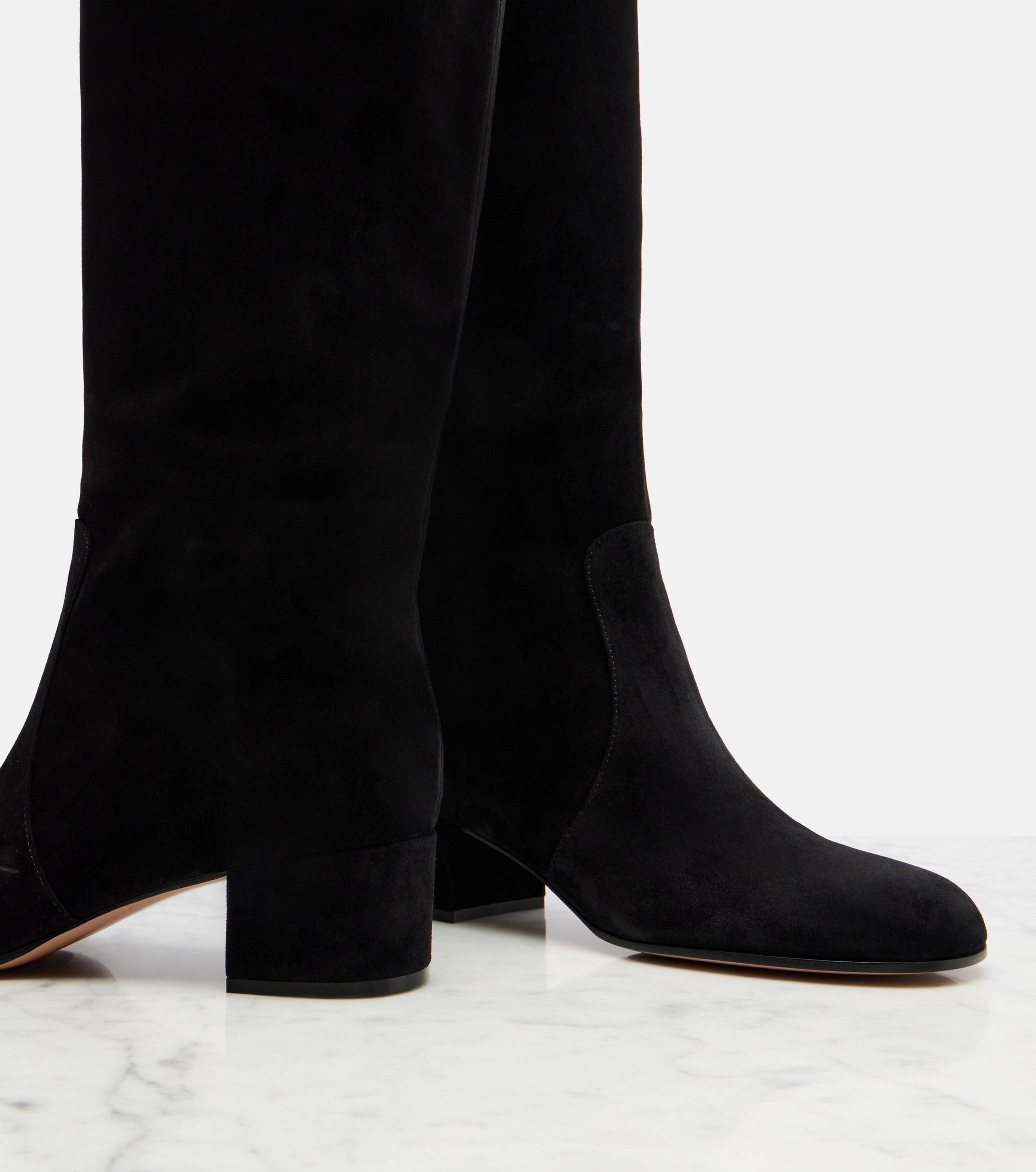 GIANVITO ROSSI Gianvito Rossi Suede knee-high boots