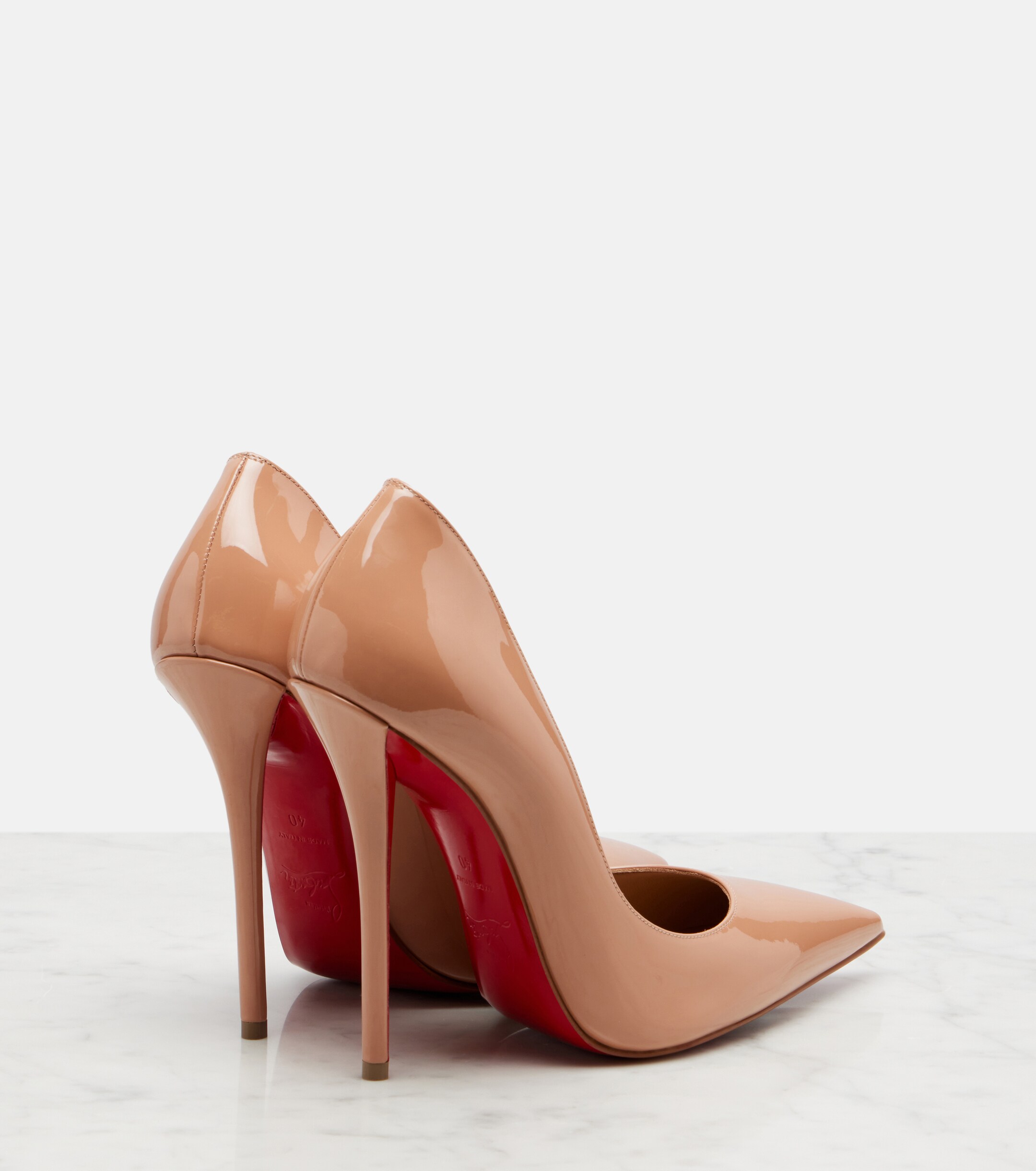CHRISTIAN LOUBOUTIN Christian Louboutin Miss Z patent leather pumps