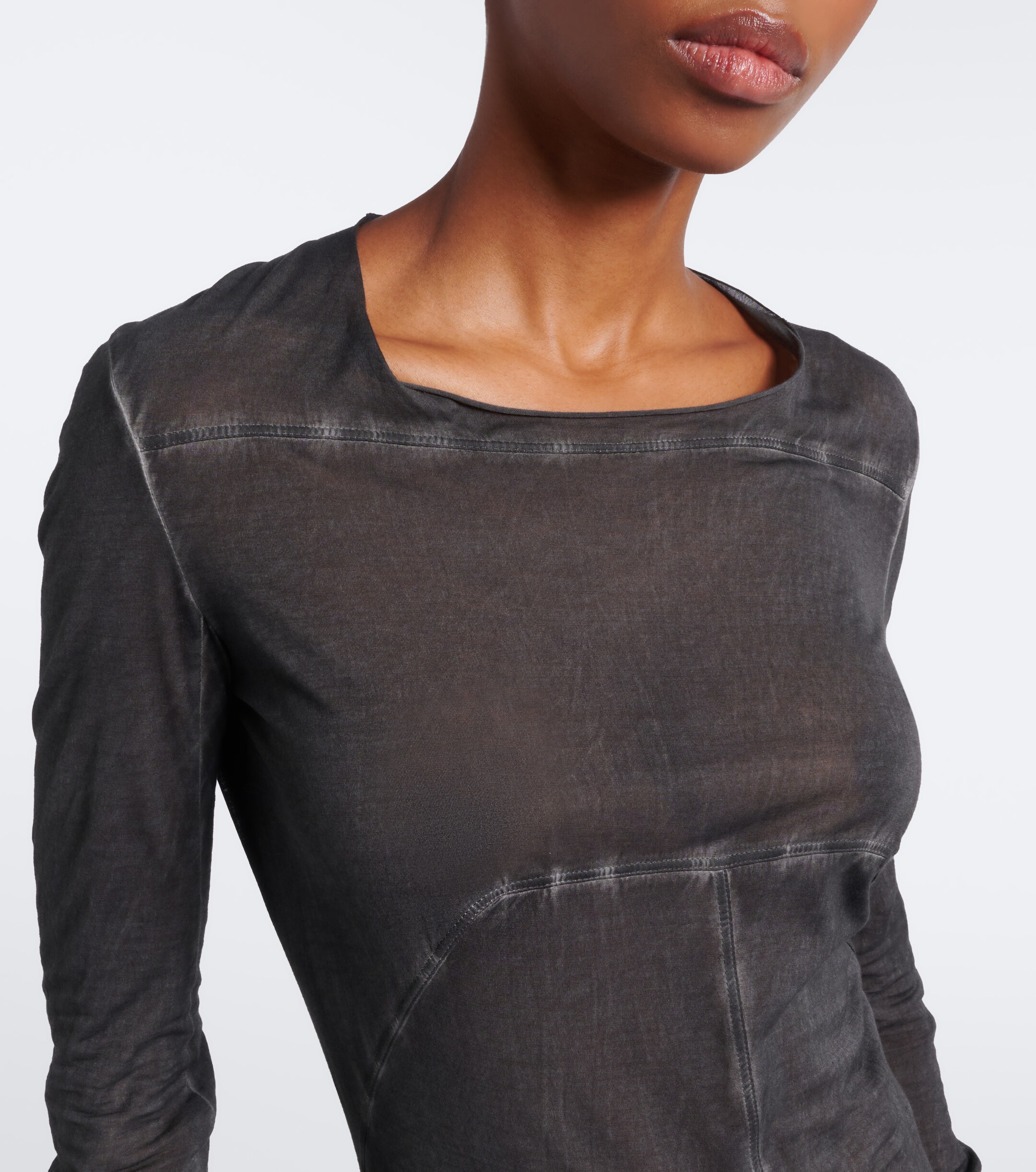 Rick Owens Rick Owens DRKSHDW Edfu cotton jersey gown