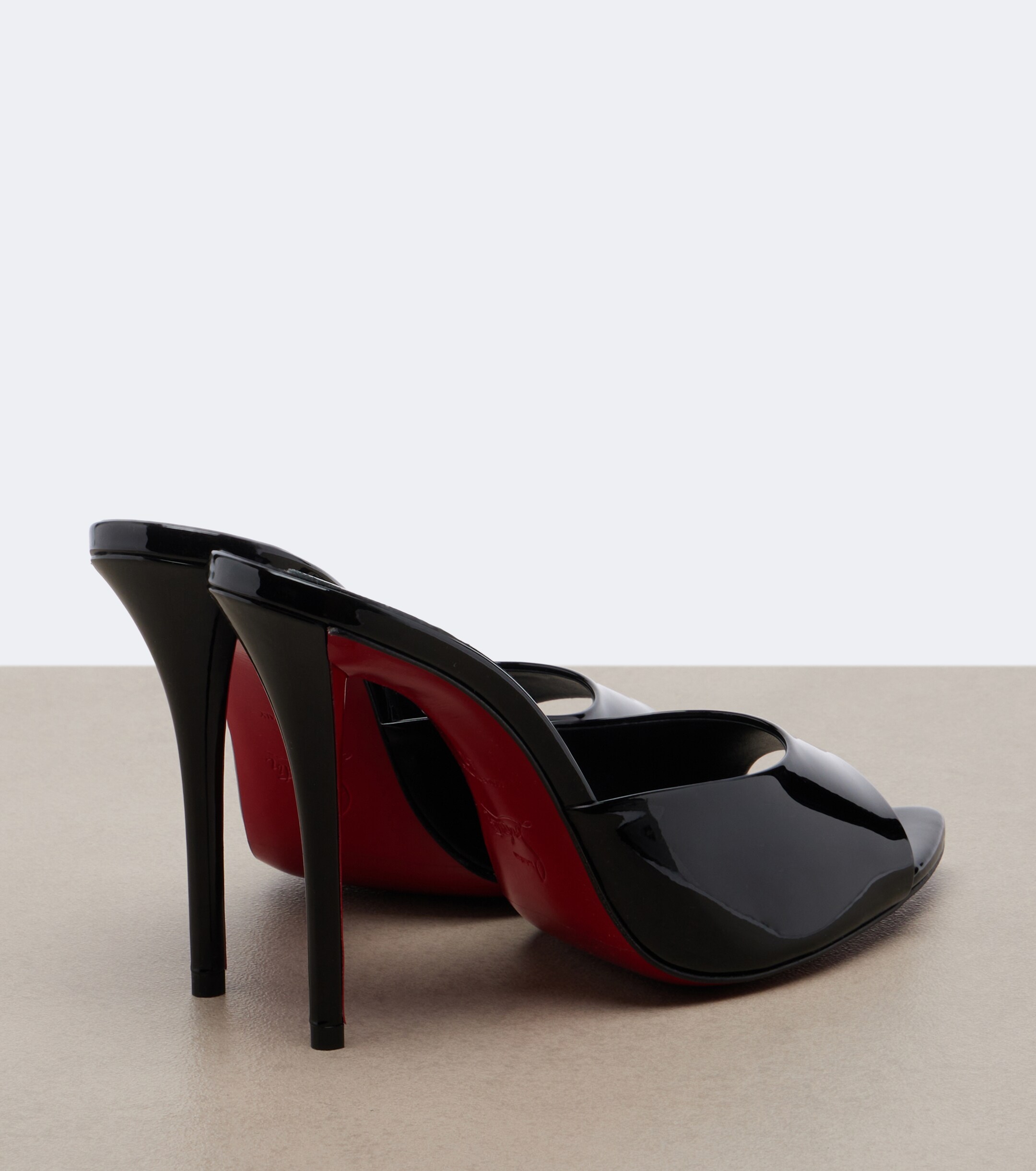 CHRISTIAN LOUBOUTIN Christian Louboutin Miss Z leather mules