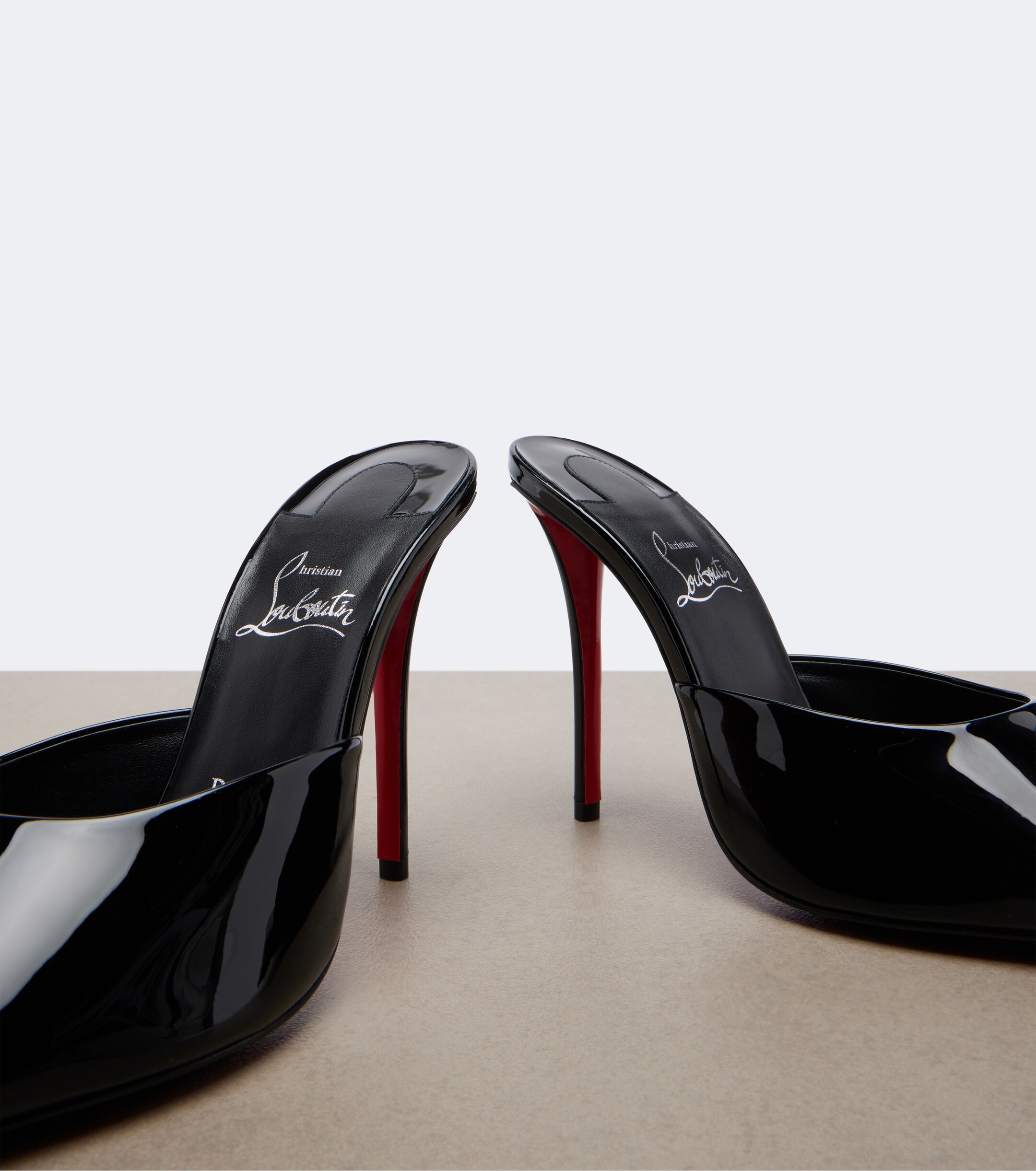 CHRISTIAN LOUBOUTIN Christian Louboutin Miss Z leather mules
