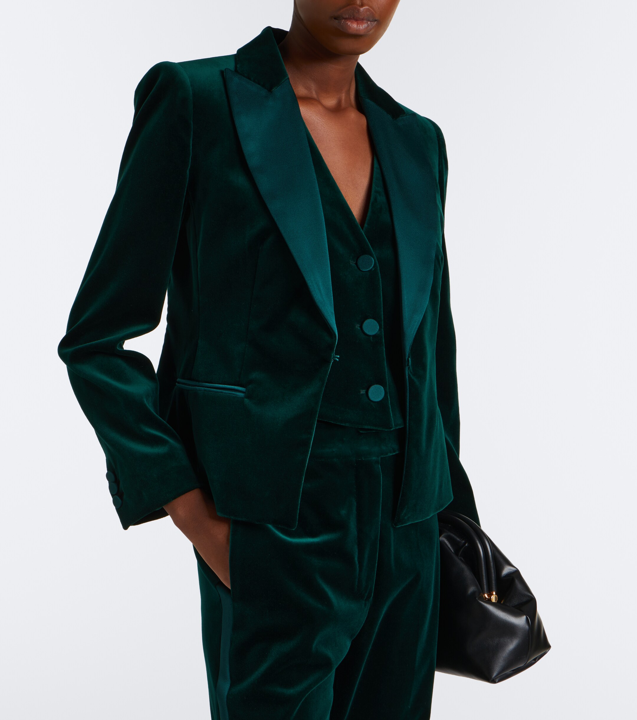 Max Mara Max Mara Elegante cotton velvet vest