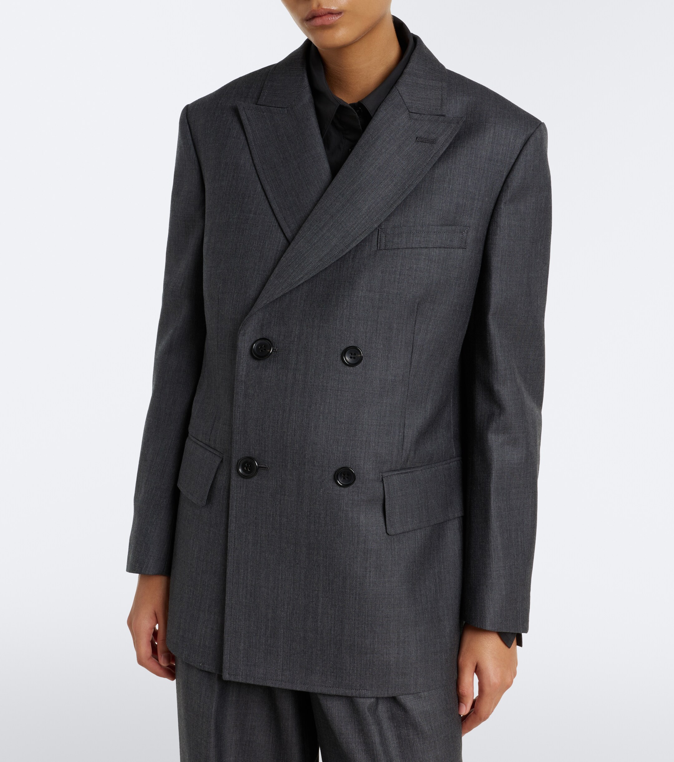 Junya Watanabe Junya Watanabe Double-breasted wool blazer