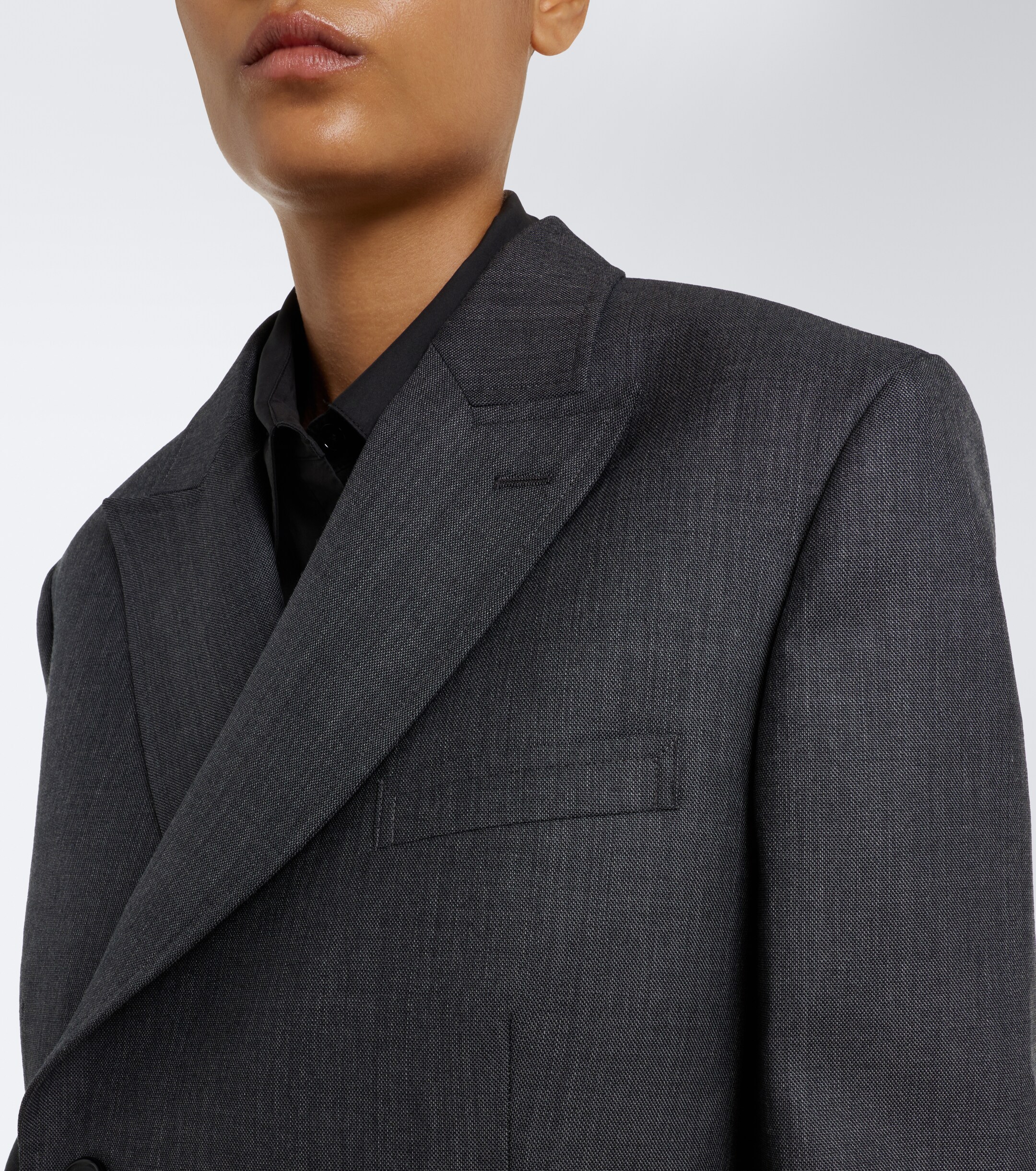 Junya Watanabe Junya Watanabe Double-breasted wool blazer