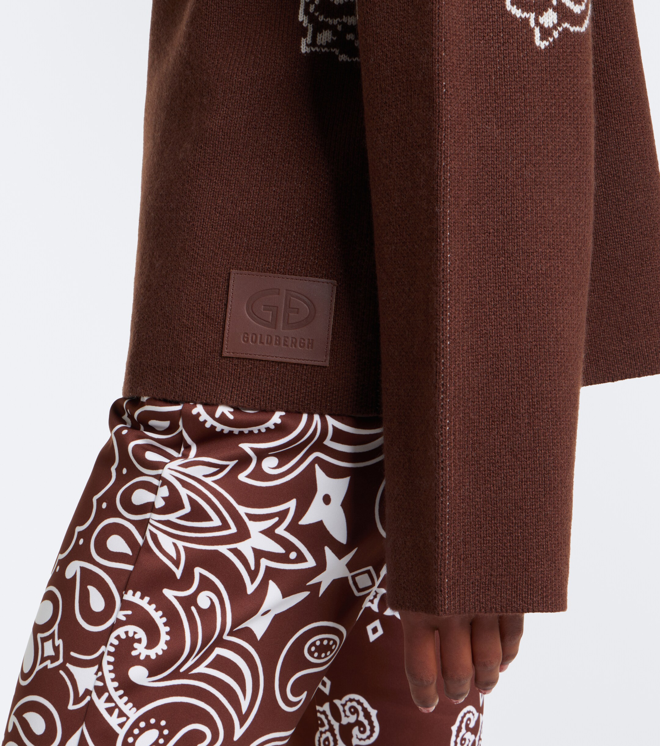 GOLDBERGH Goldbergh Anshin knitted jacquard sweater
