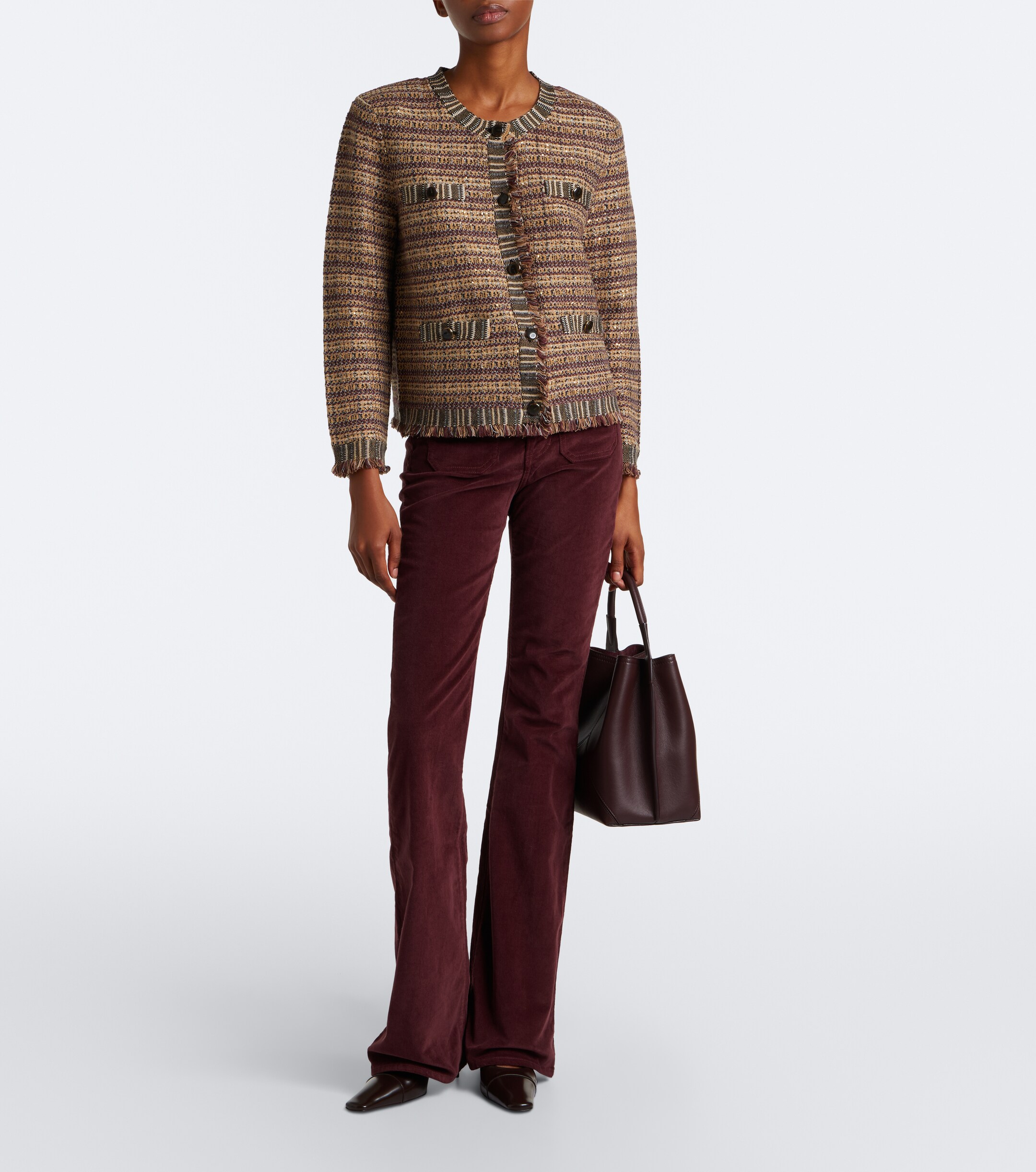 Veronica Beard Veronica Beard Sariyah cropped tweed jacket