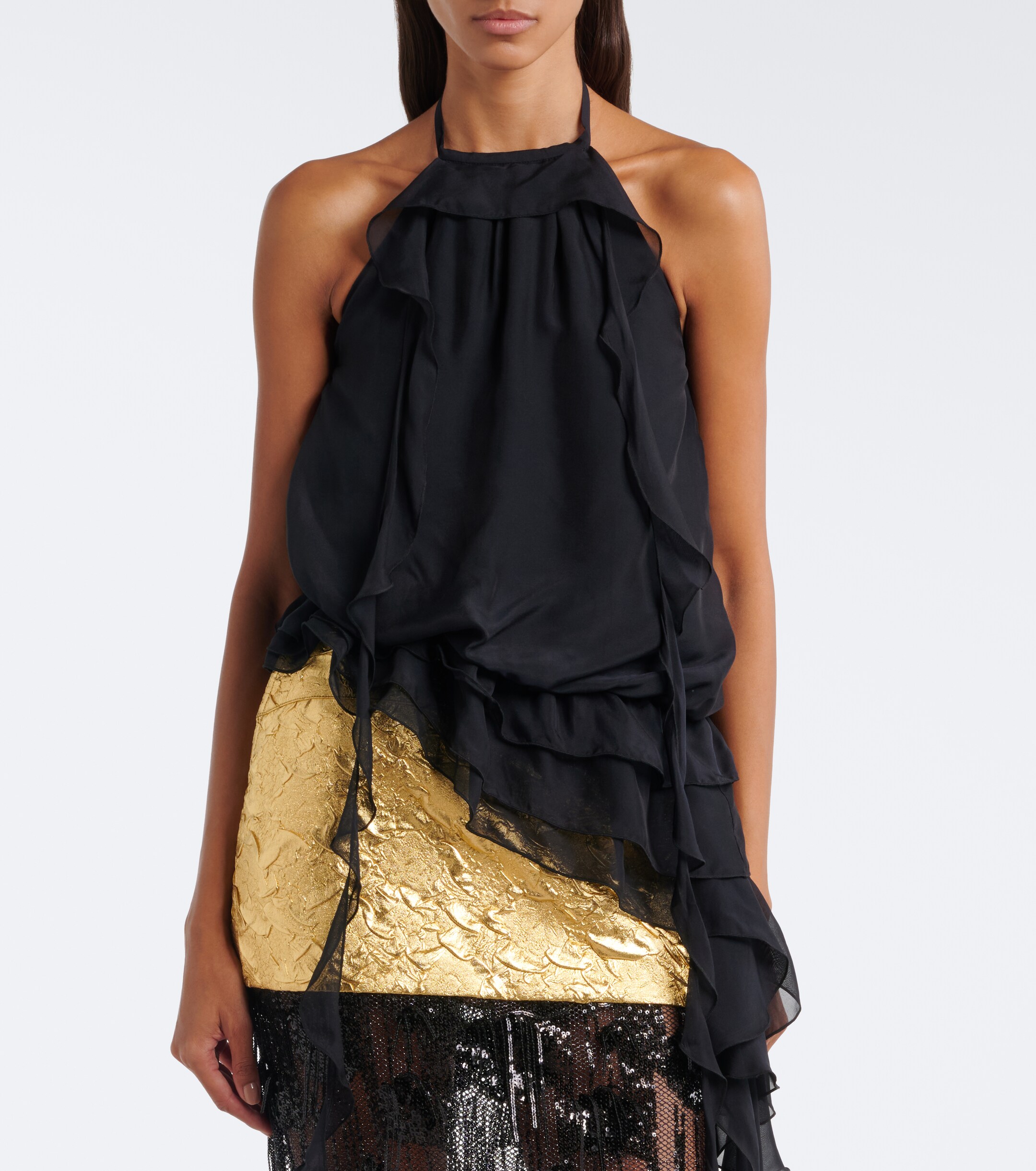 Jacques Wei Jacques Wei Chiffon halterneck top