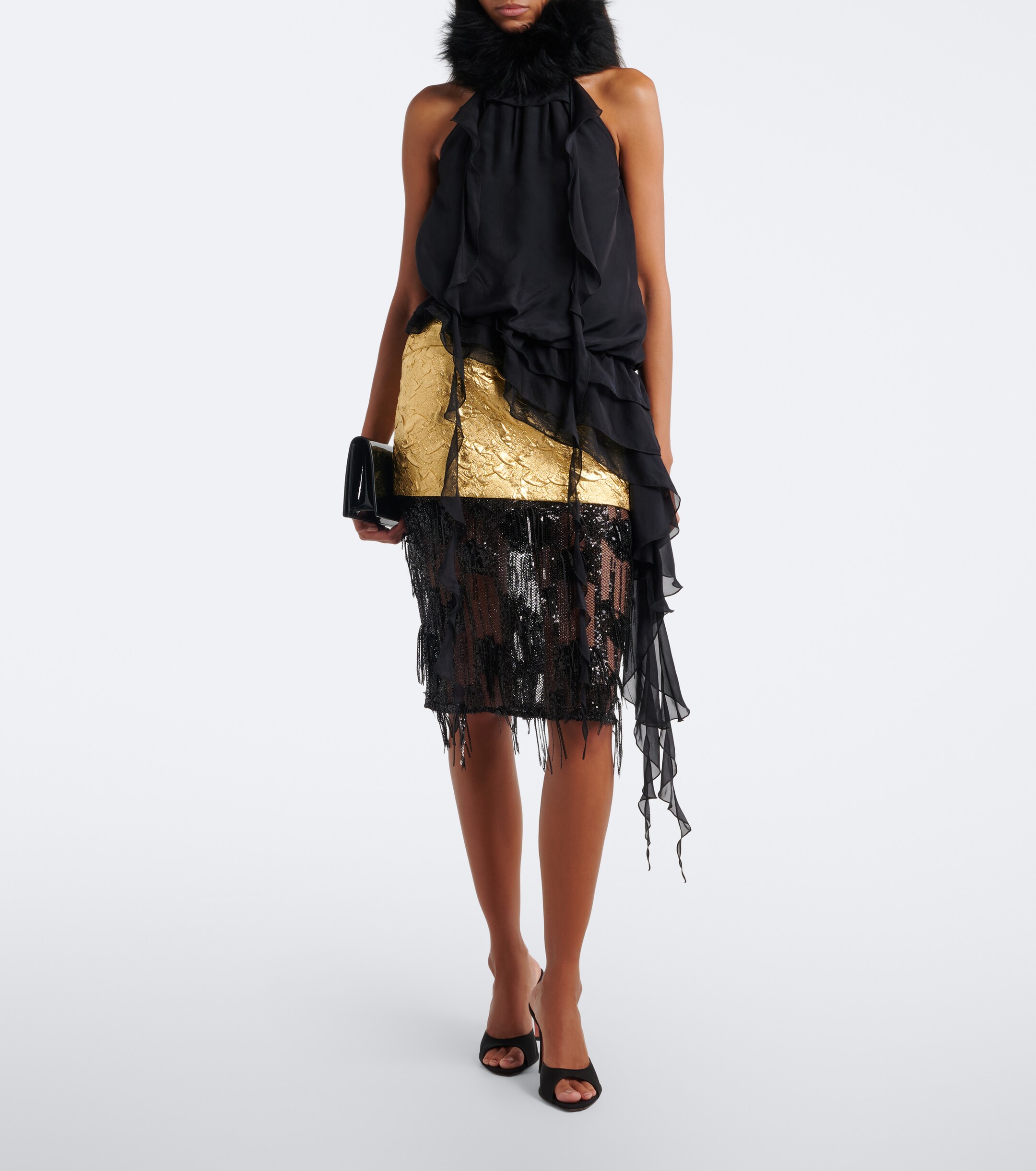 Jacques Wei Jacques Wei Chiffon halterneck top