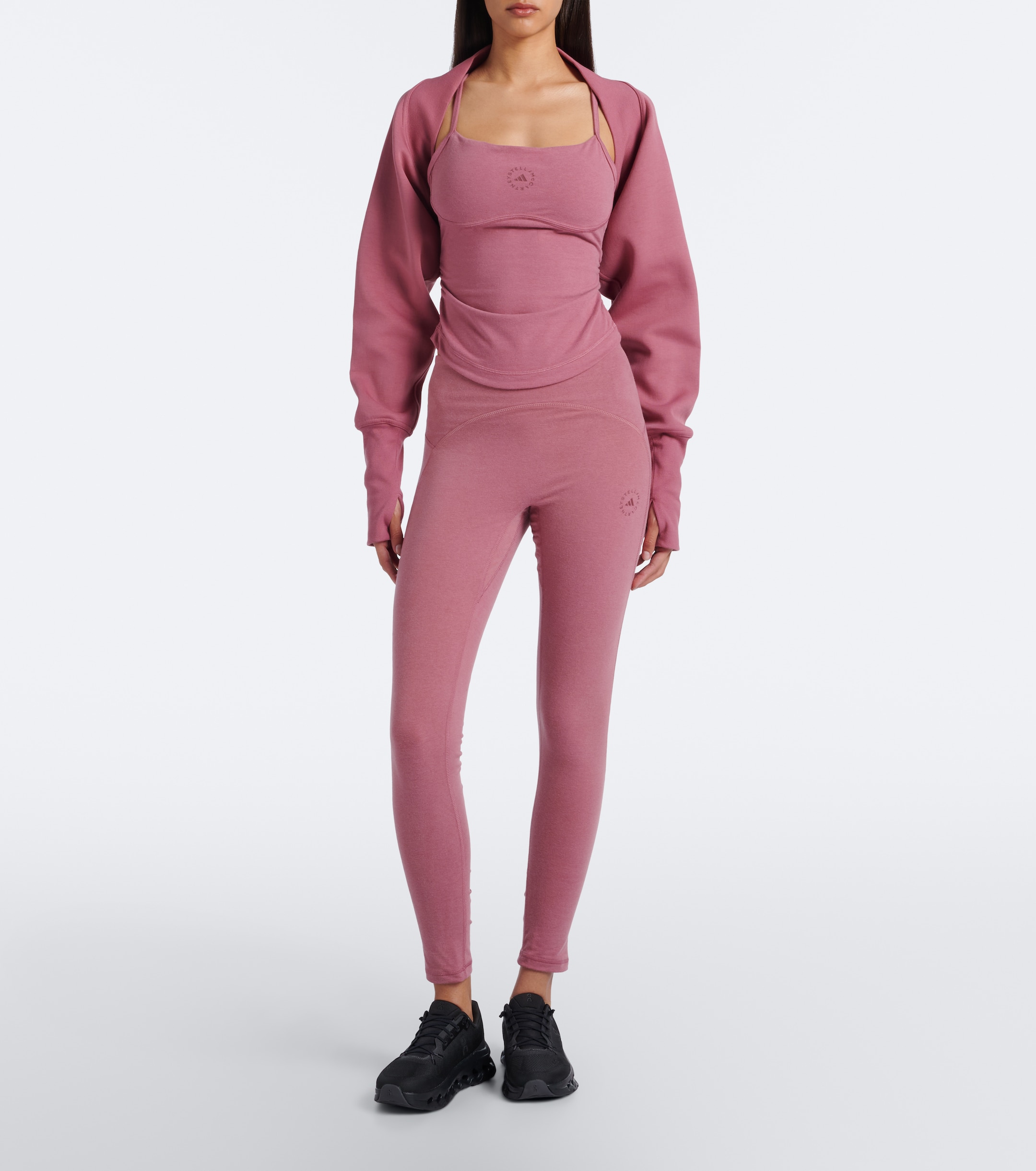 adidas by Stella McCartney Adidas by Stella McCartney Logo jersey leggings