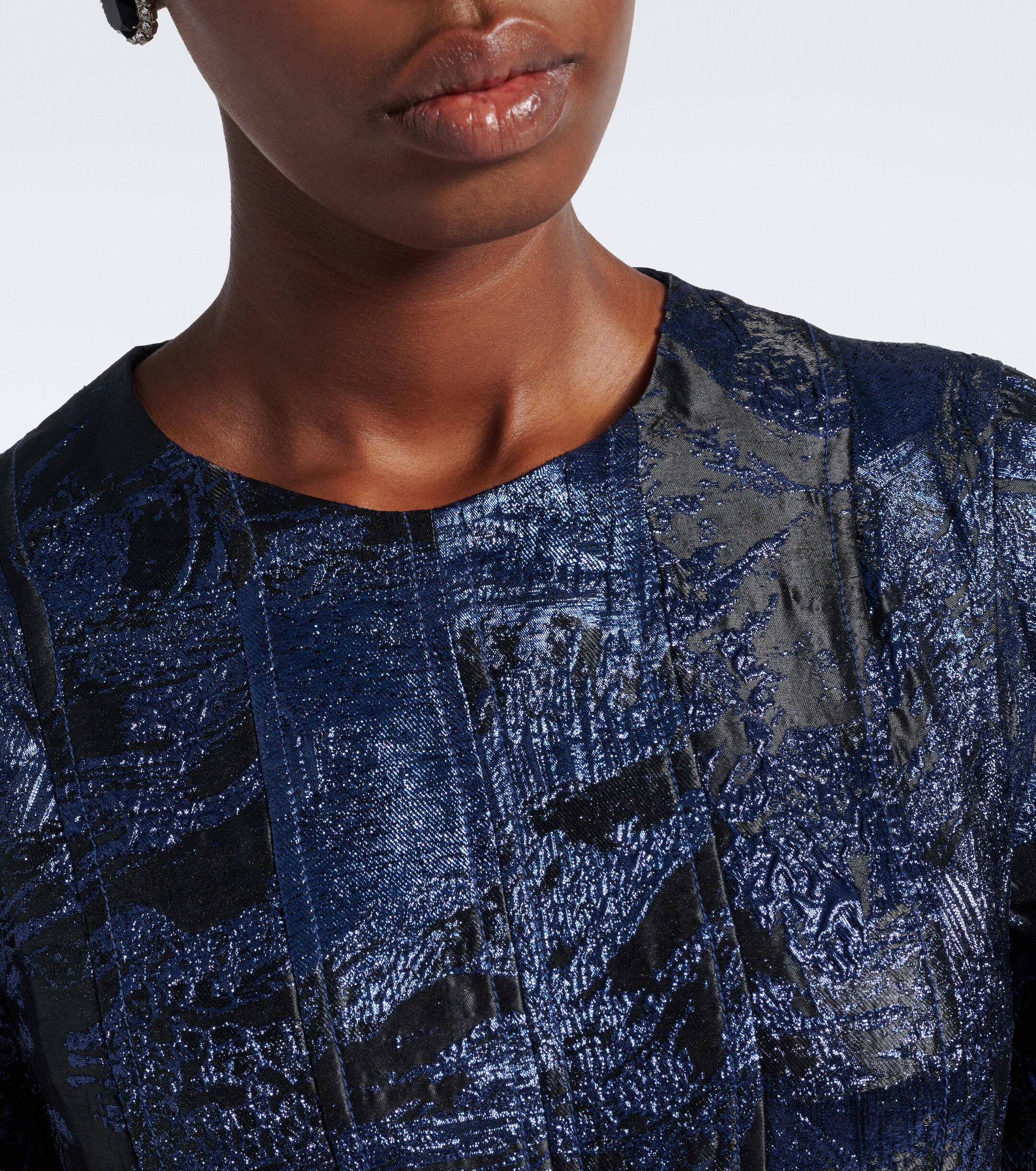 SIMKHAI Simkhai Claravelle jacquard gown