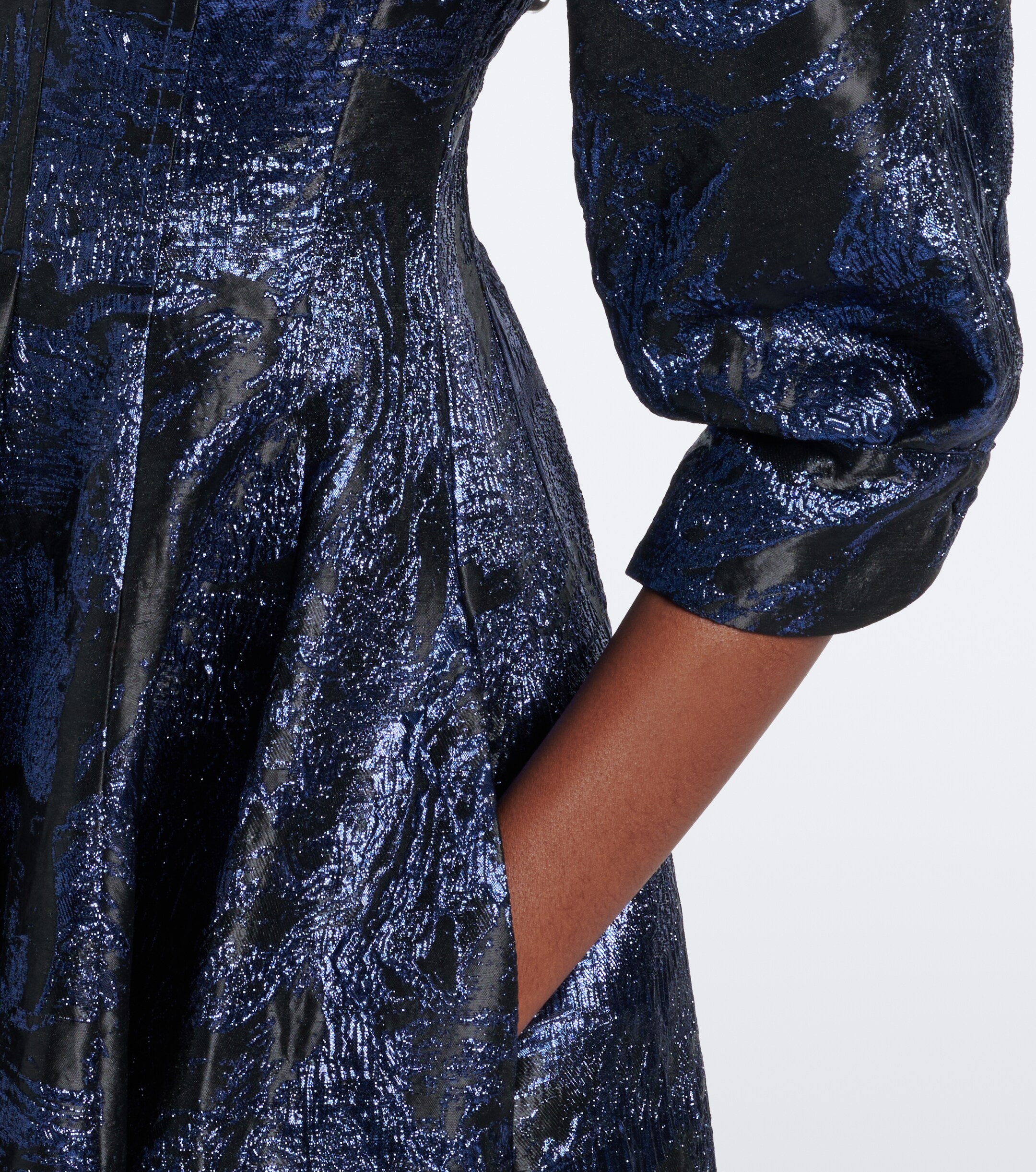 SIMKHAI Simkhai Claravelle jacquard gown