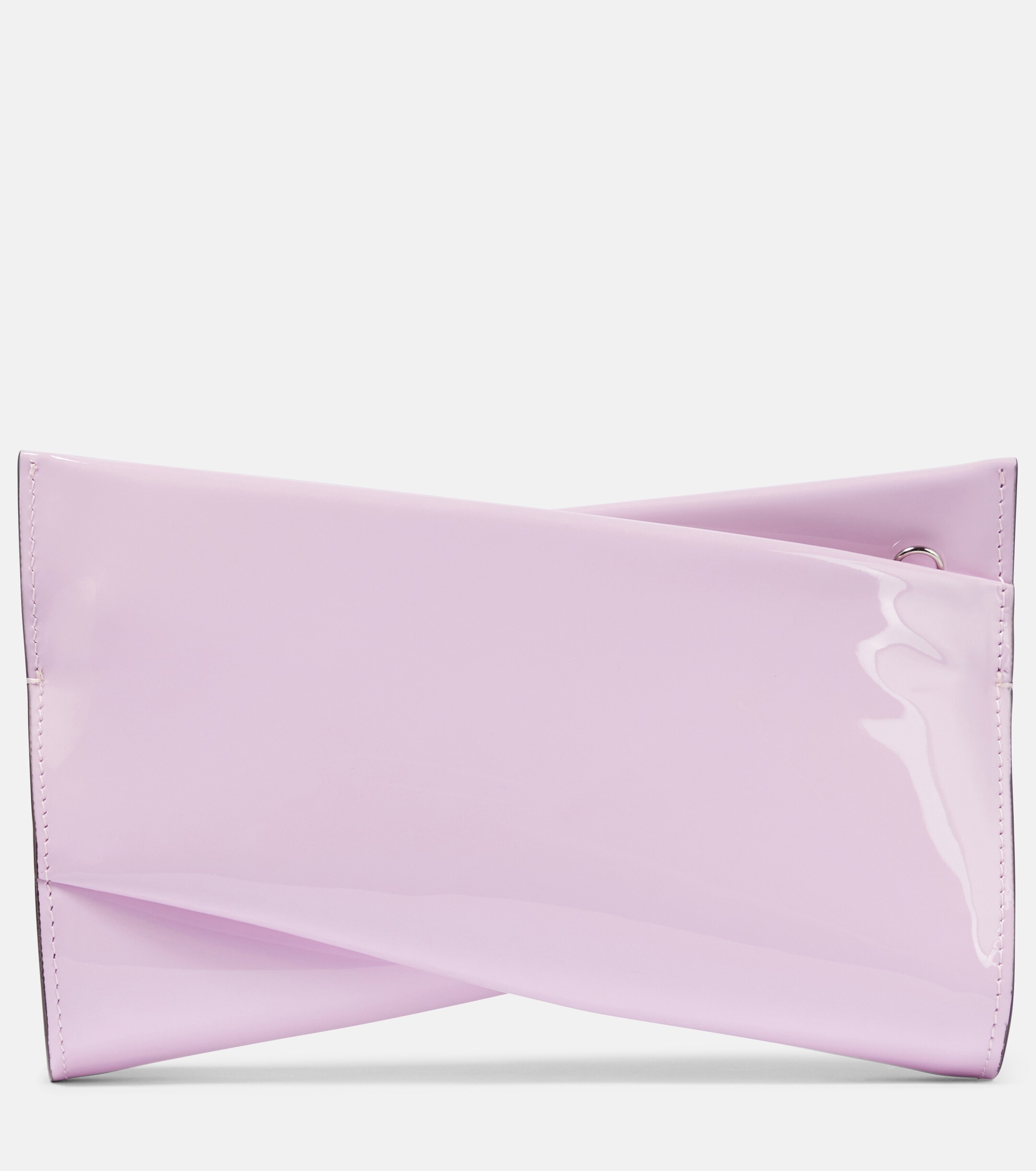 CHRISTIAN LOUBOUTIN Loubitwist Small patent leather clutch