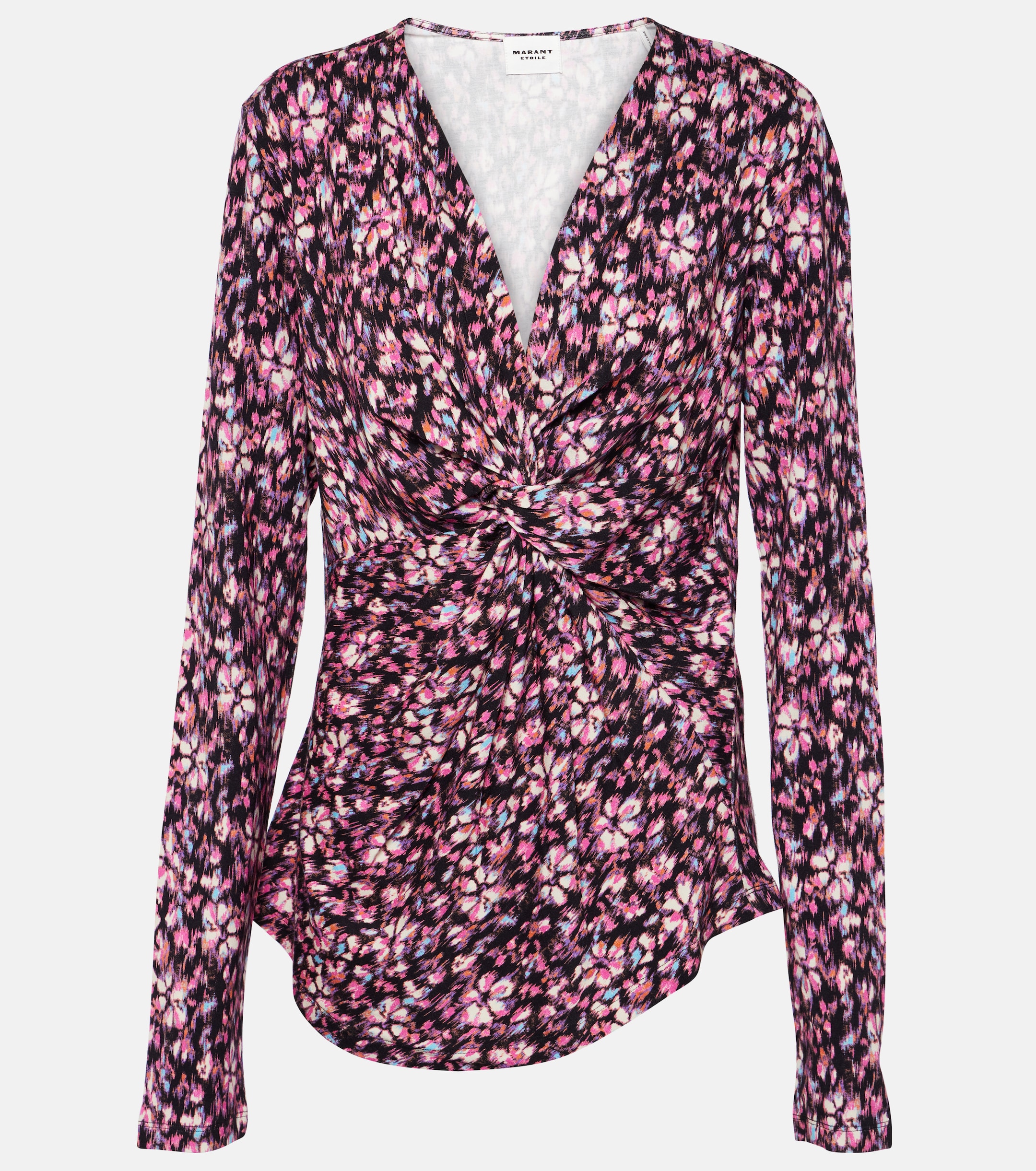 Marant Étoile Lyss ruched jersey top