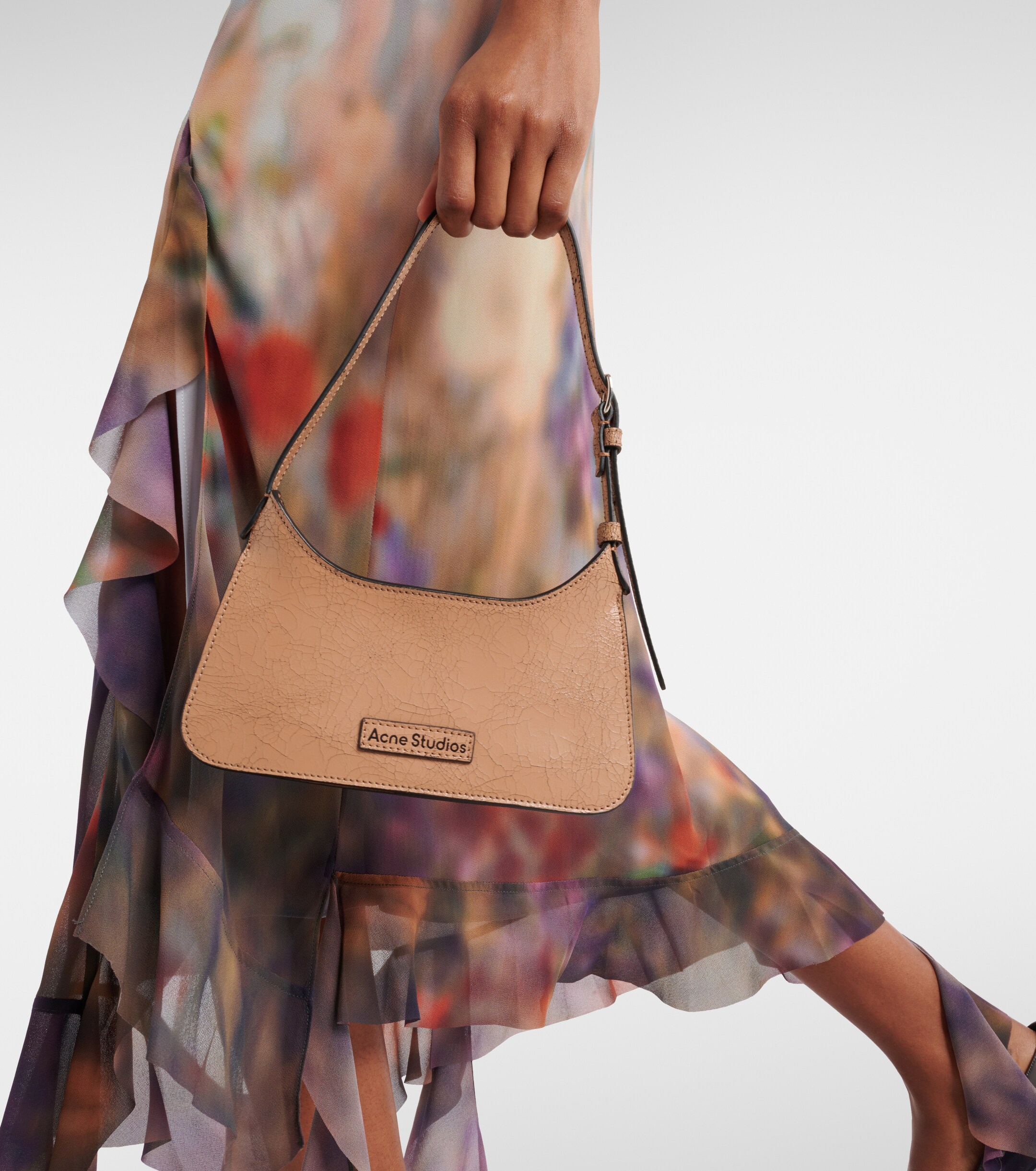 Acne Studios Platt Micro leather shoulder bag