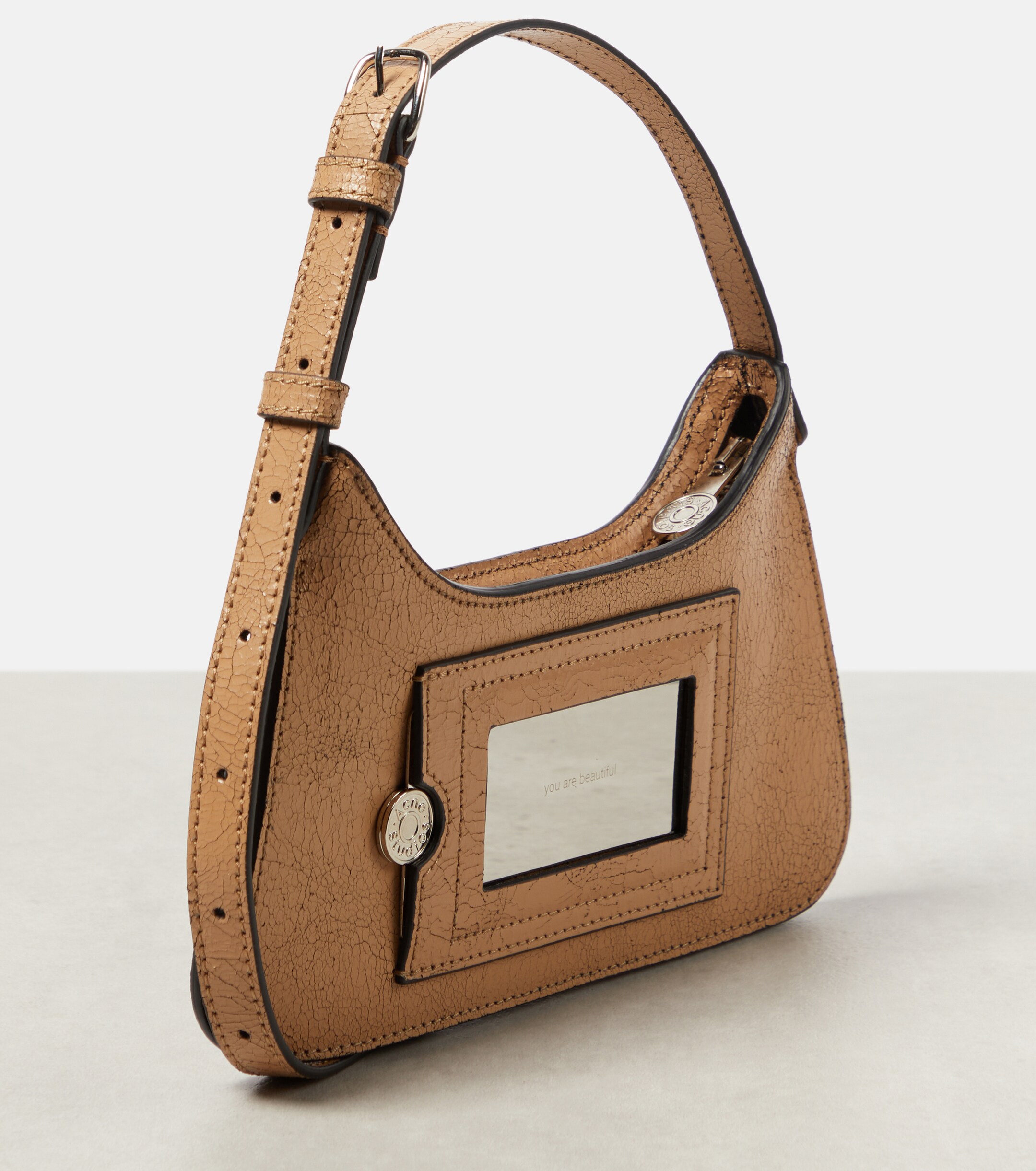 Acne Studios Platt Micro leather shoulder bag