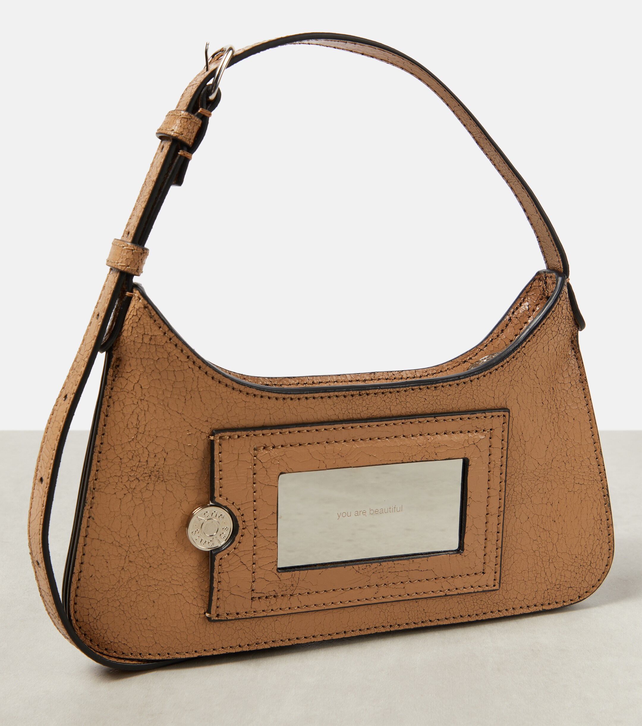 Acne Studios Platt Micro leather shoulder bag