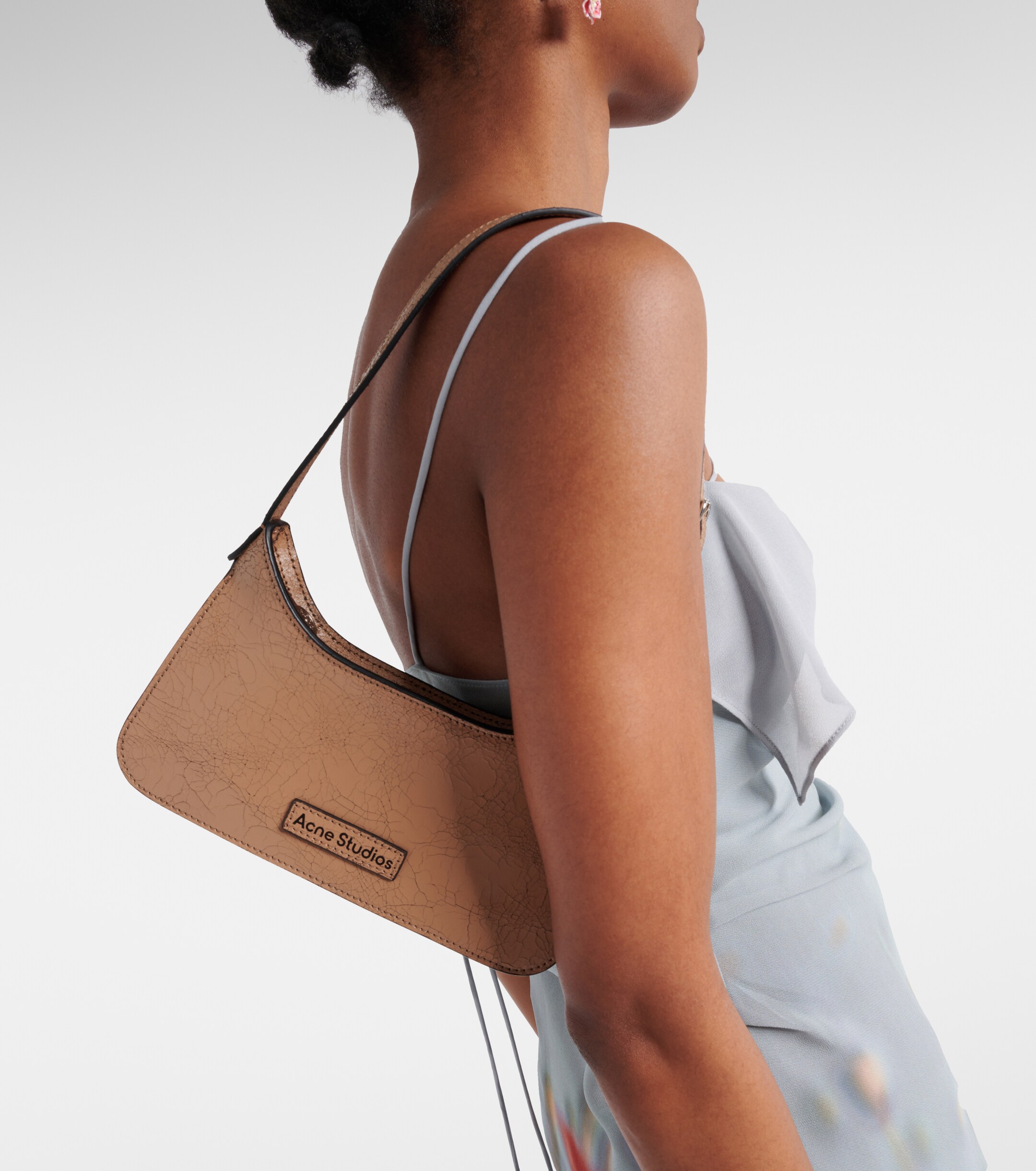Acne Studios Platt Micro leather shoulder bag