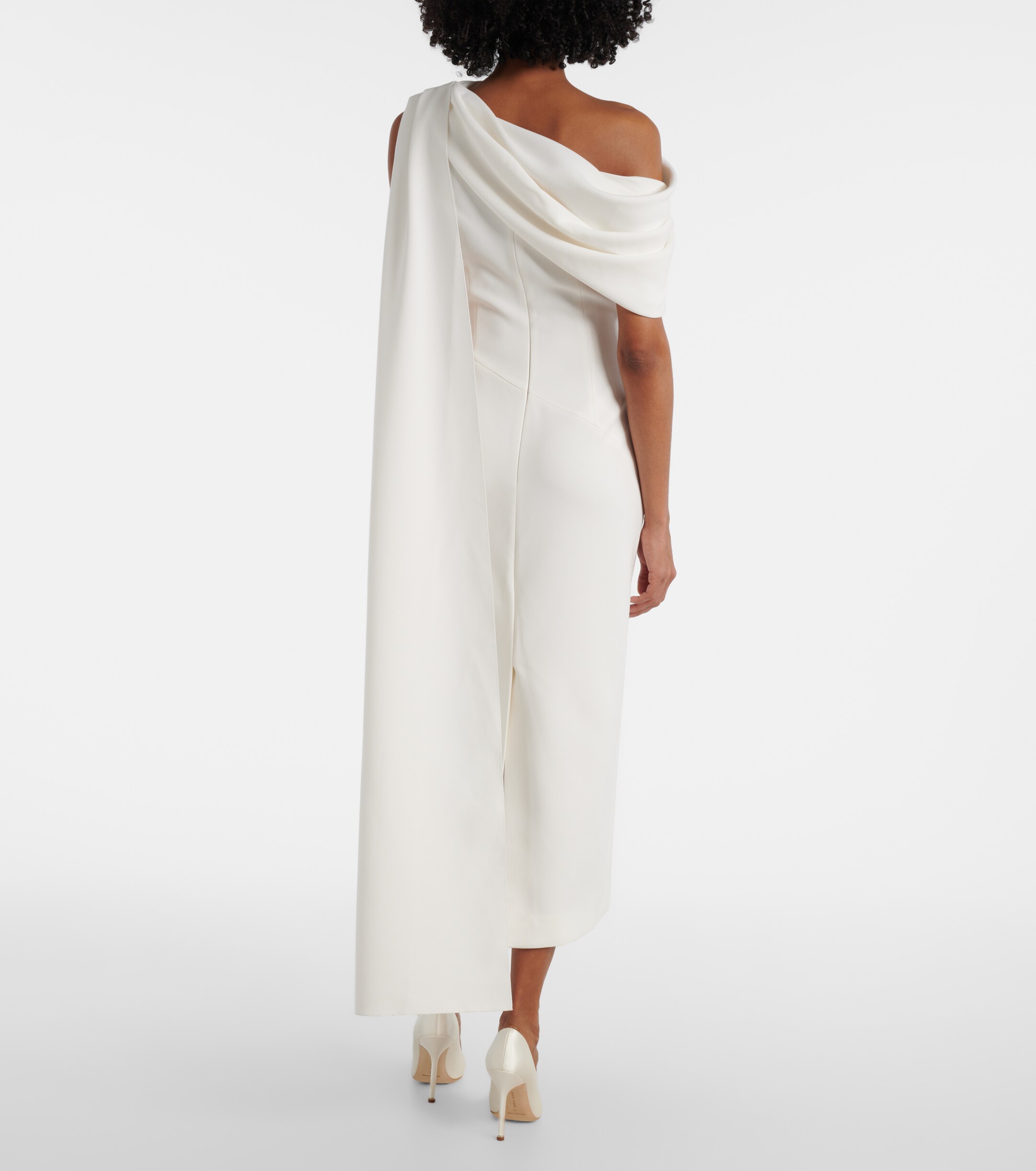 Roksanda Bridal Maite 2 caped one-shoulder gown thumbnail