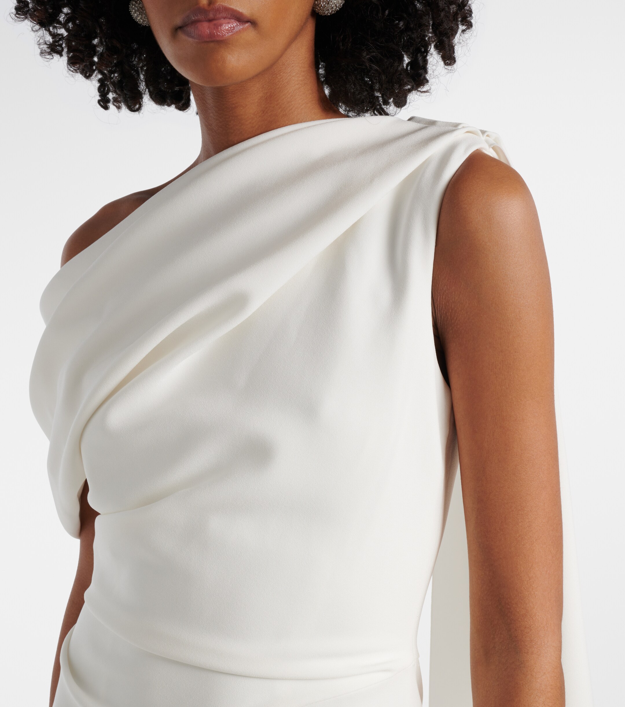 Roksanda Bridal Maite 2 caped one-shoulder gown thumbnail