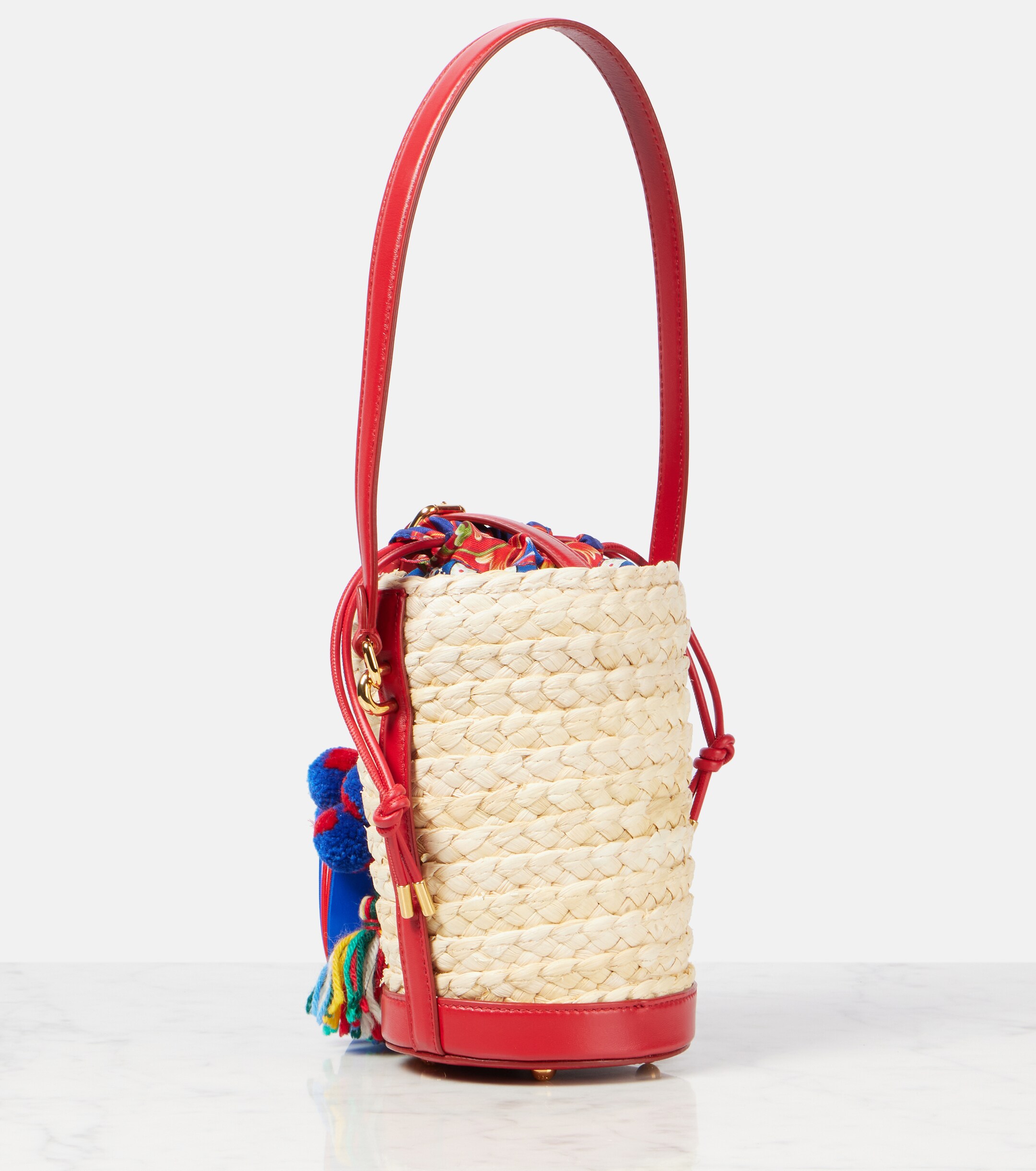 Dolce&Gabbana Taormina Carla Medium raffia bucket bag