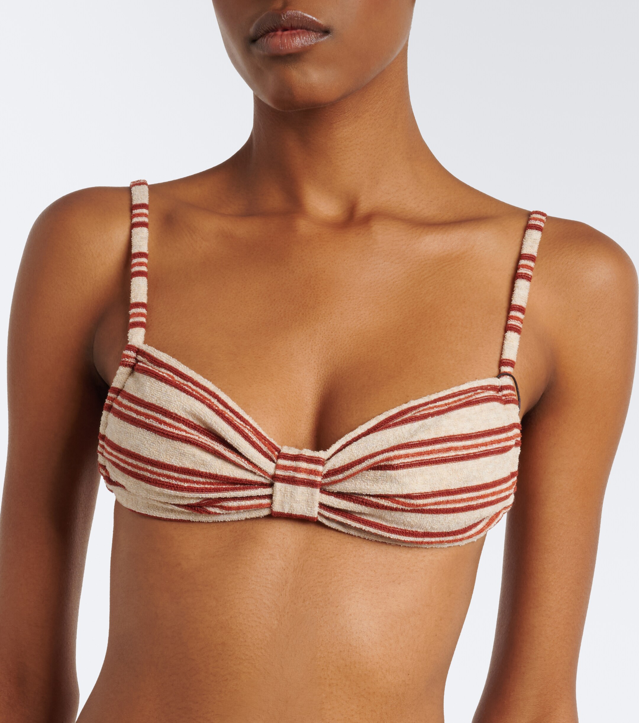 Montce Montce Devin striped bikini top