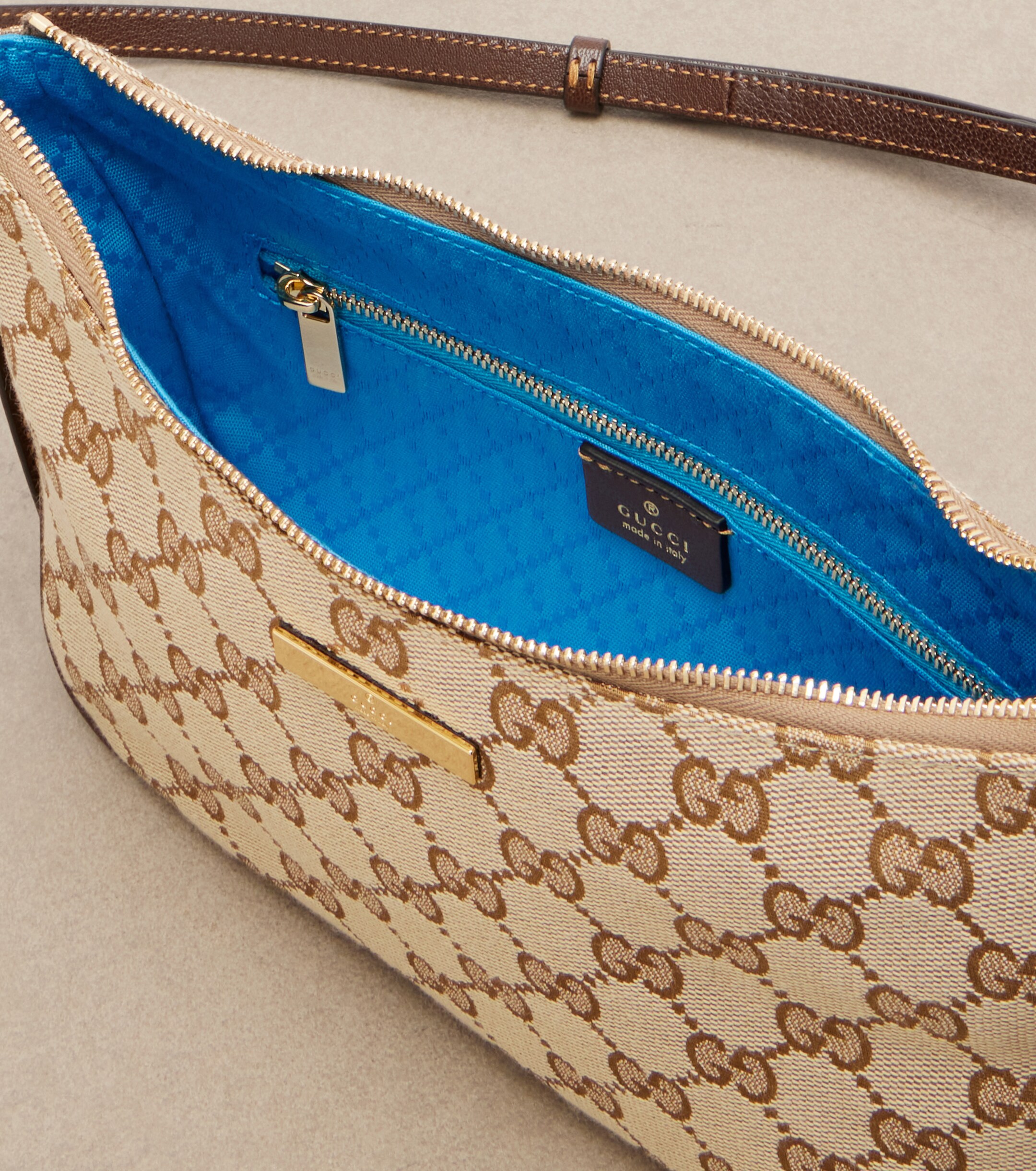 Gucci Lady Lunetta Small GG canvas shoulder bag