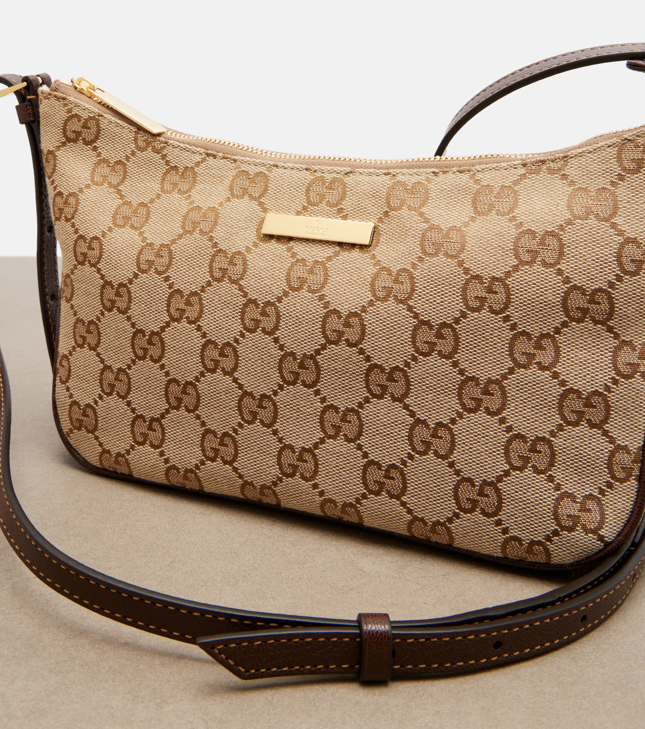 Gucci Lady Lunetta Small GG canvas shoulder bag