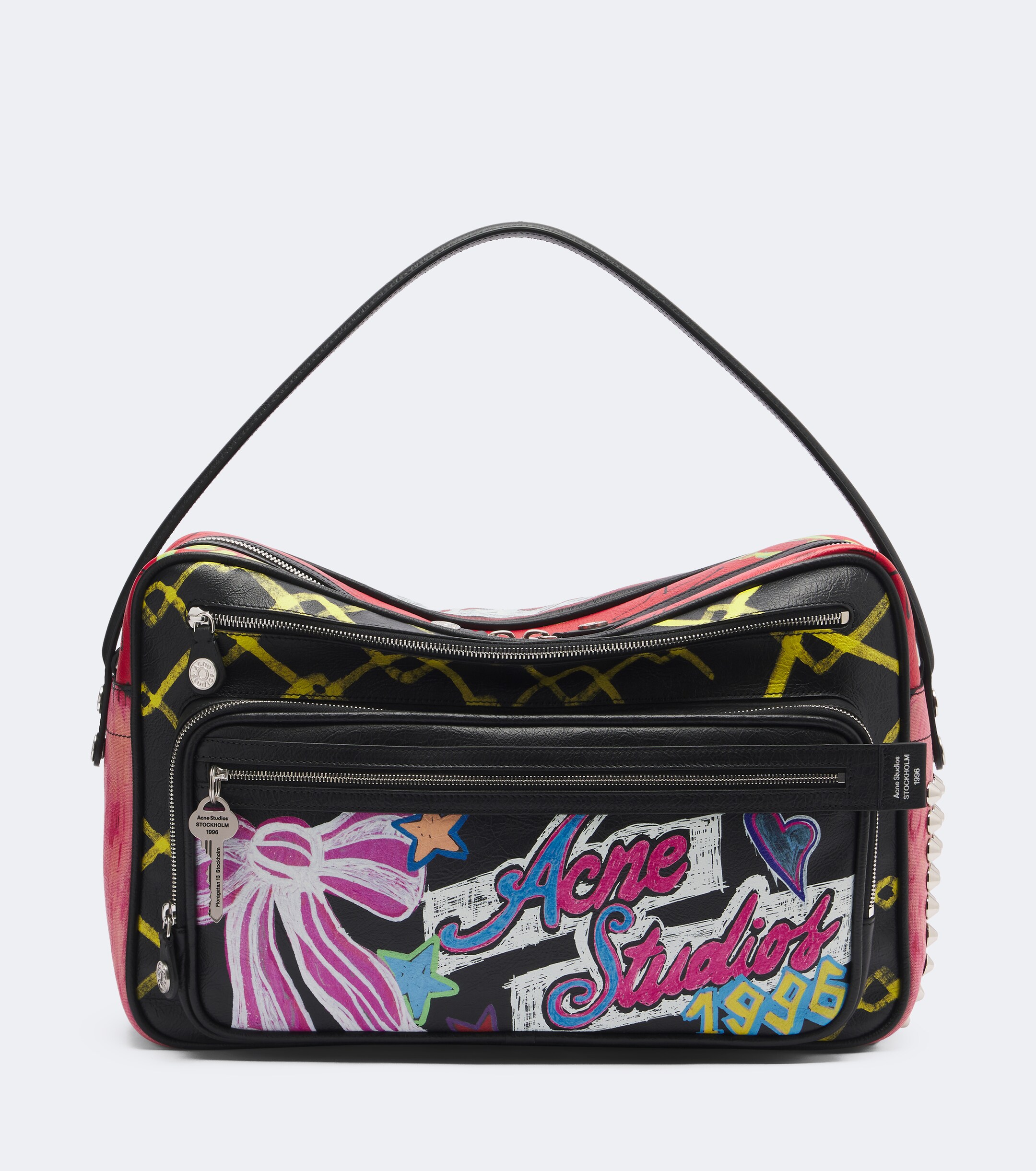 Acne Studios Acne Studios Camero Camera printed leather shoulder bag