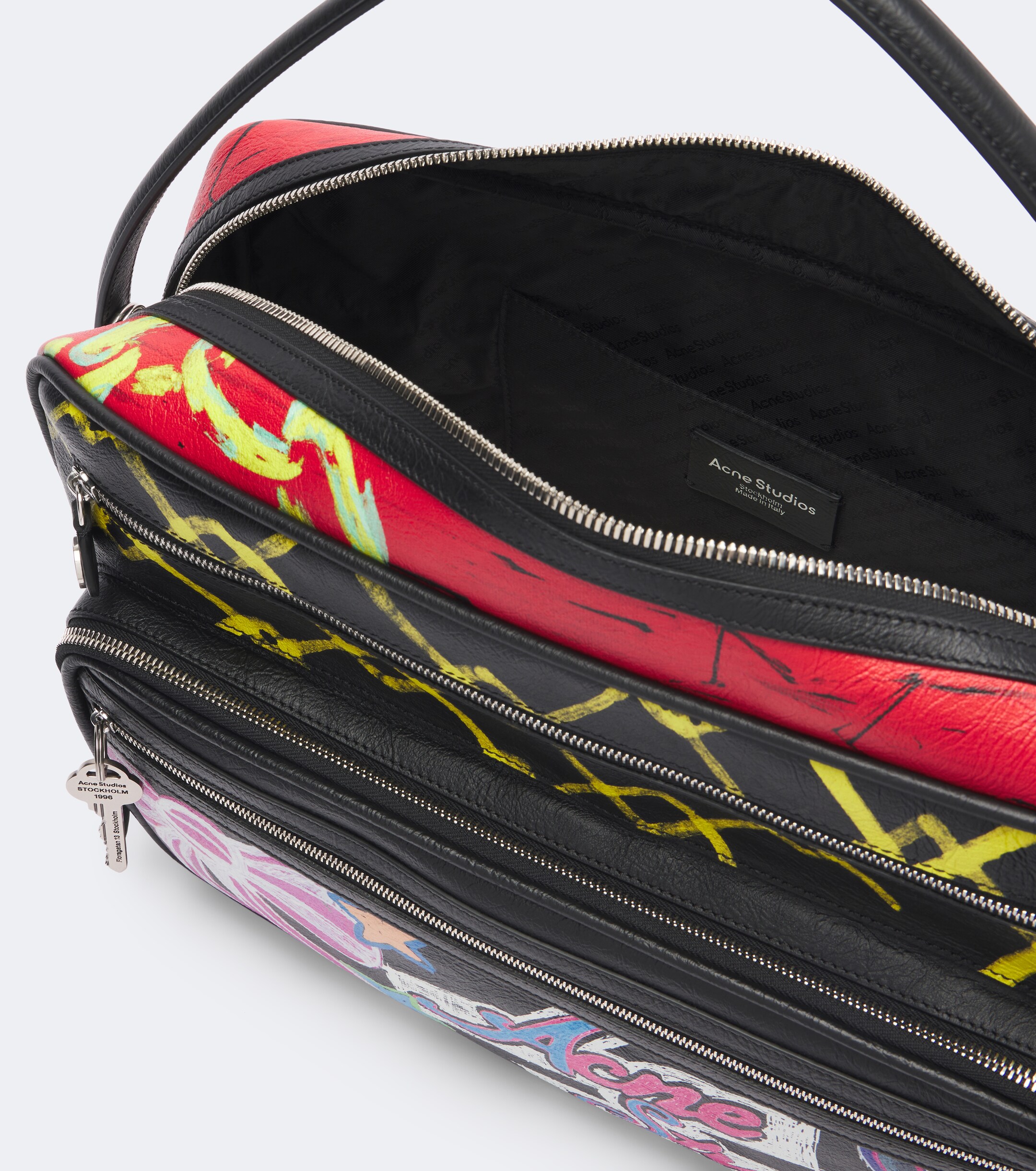 Acne Studios Acne Studios Camero Camera printed leather shoulder bag