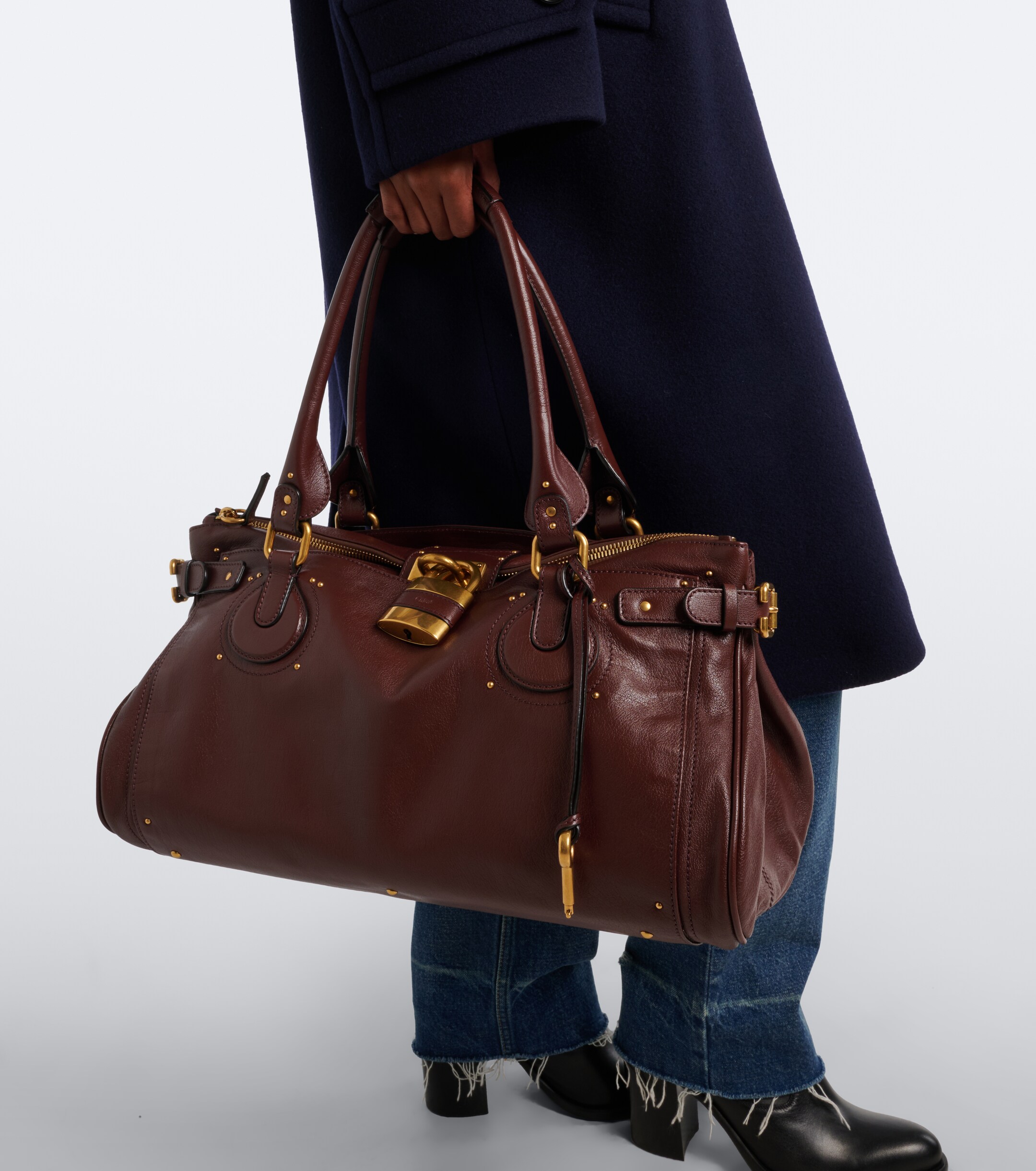 Chloé Paddington Extra Large leather shoulder bag