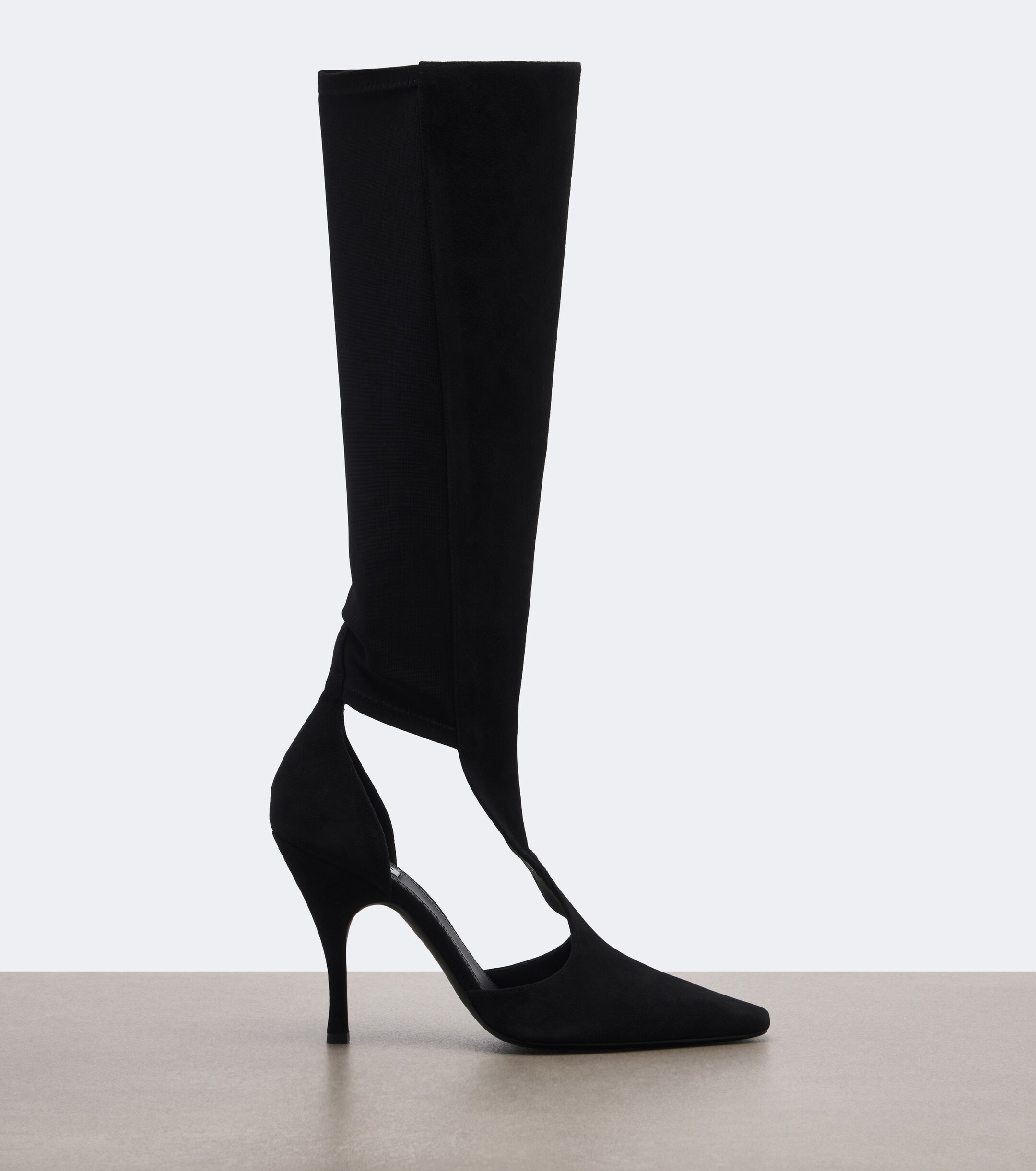 Alaïa Alaïa Cut-out suede knee-high boots