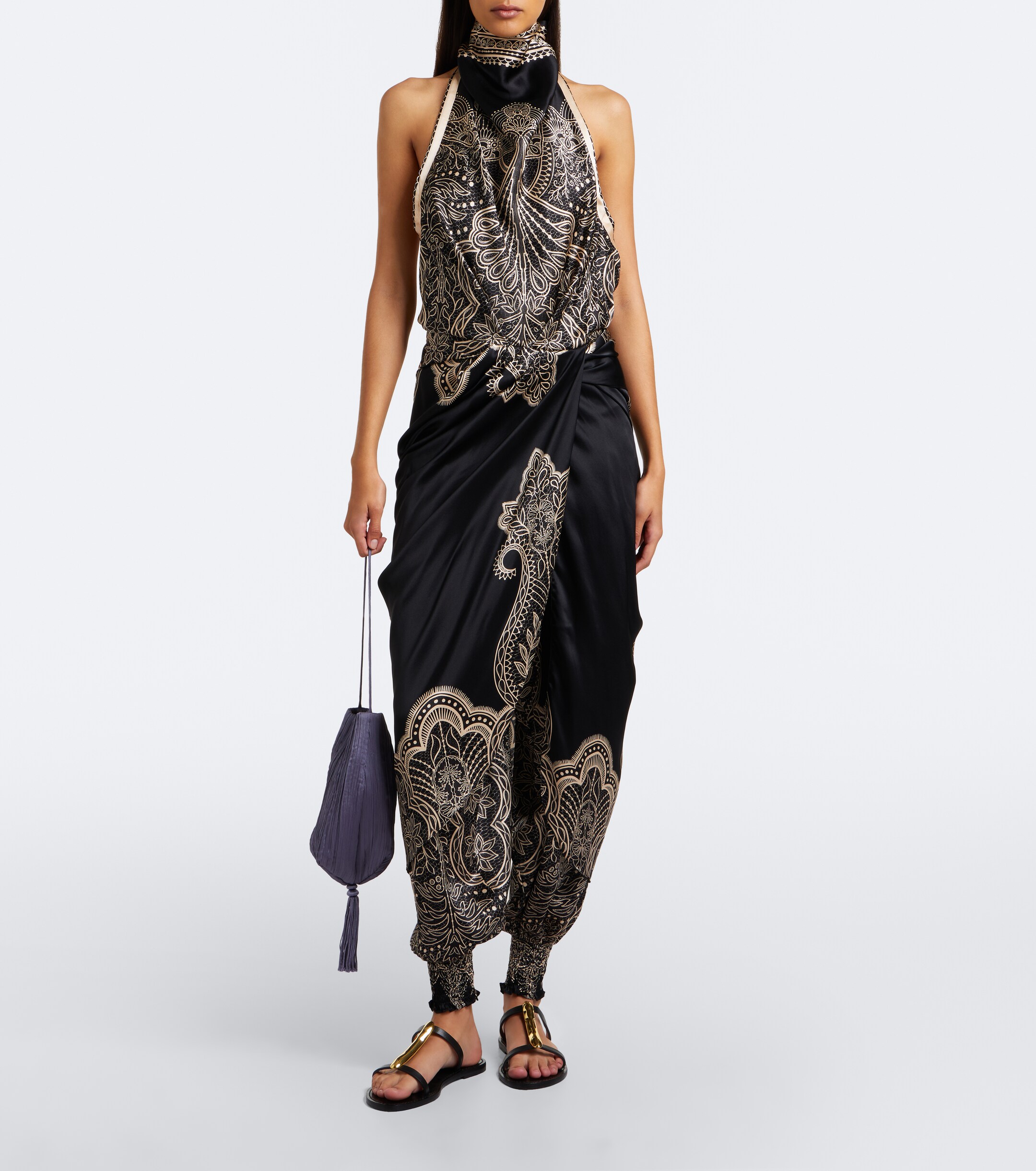 Johanna Ortiz Johanna Ortiz Printed silk balloon pants