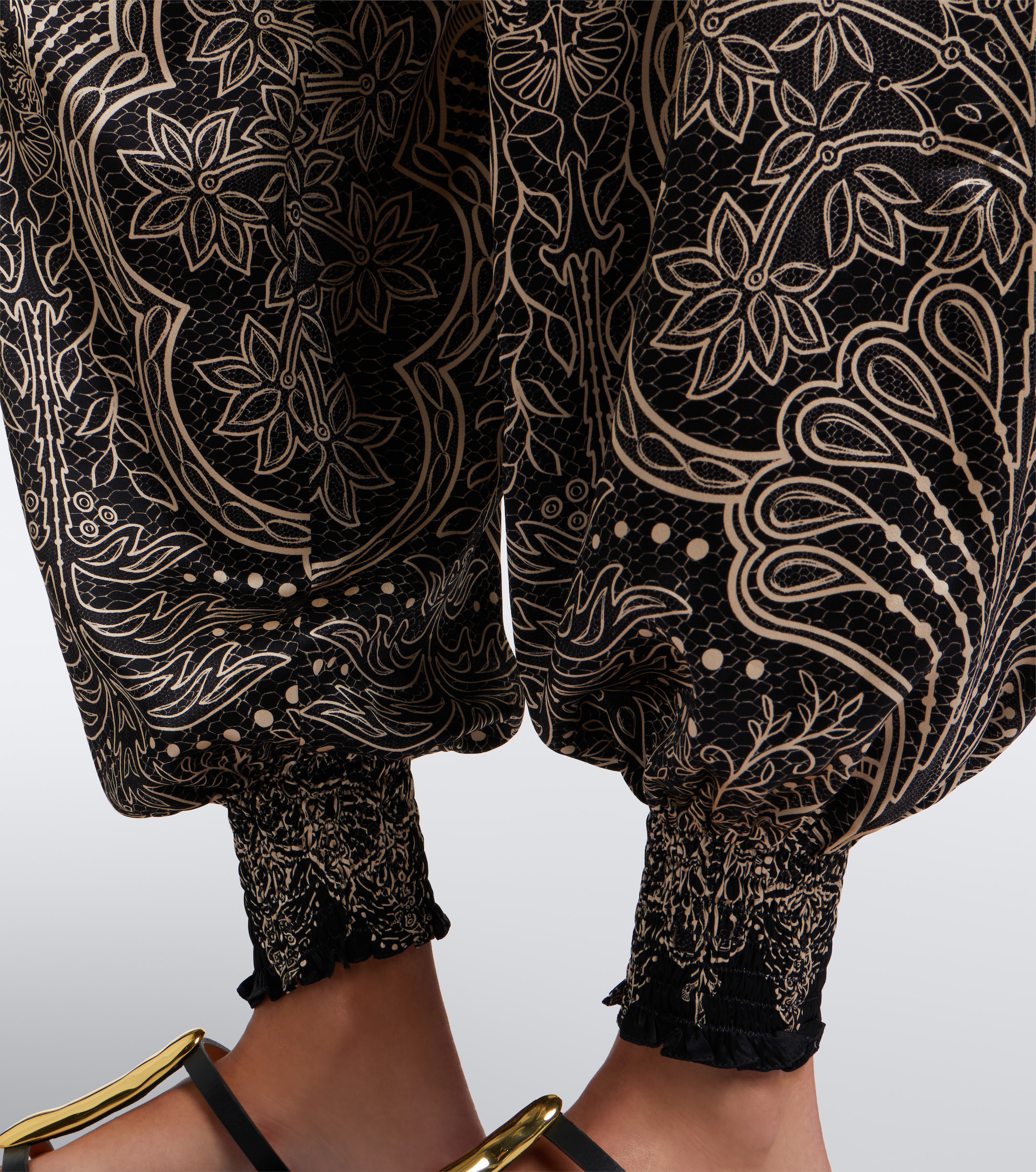 Johanna Ortiz Johanna Ortiz Printed silk balloon pants