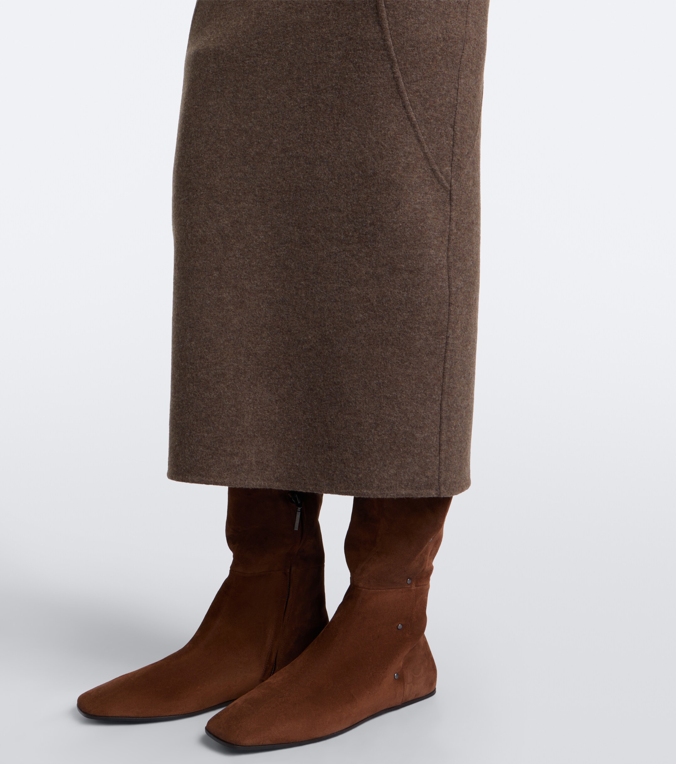 Max Mara Max Mara Wool and cashmere-blend sweater dress