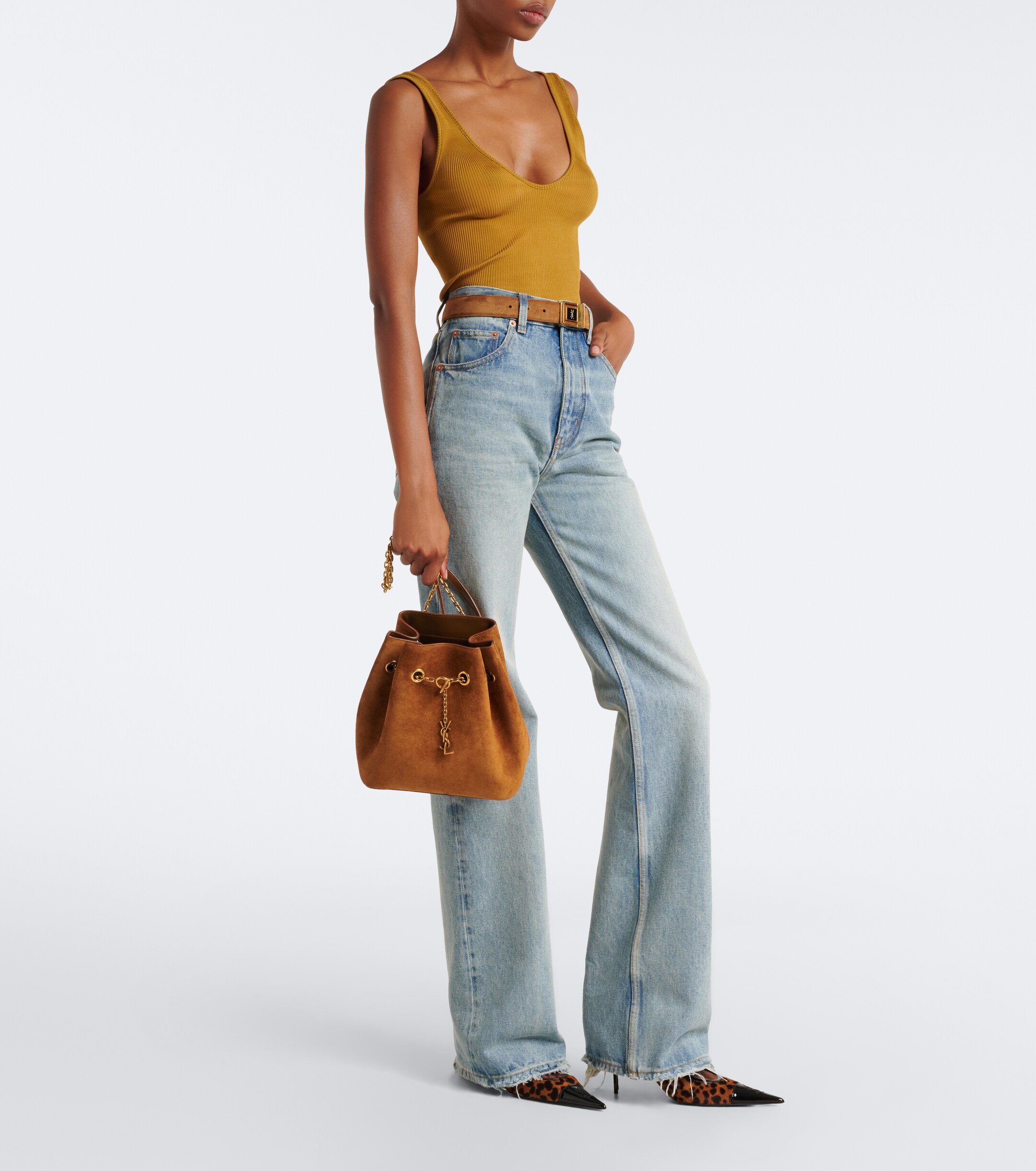 Saint Laurent Saint Laurent Le Sailor Small leather shoulder bag