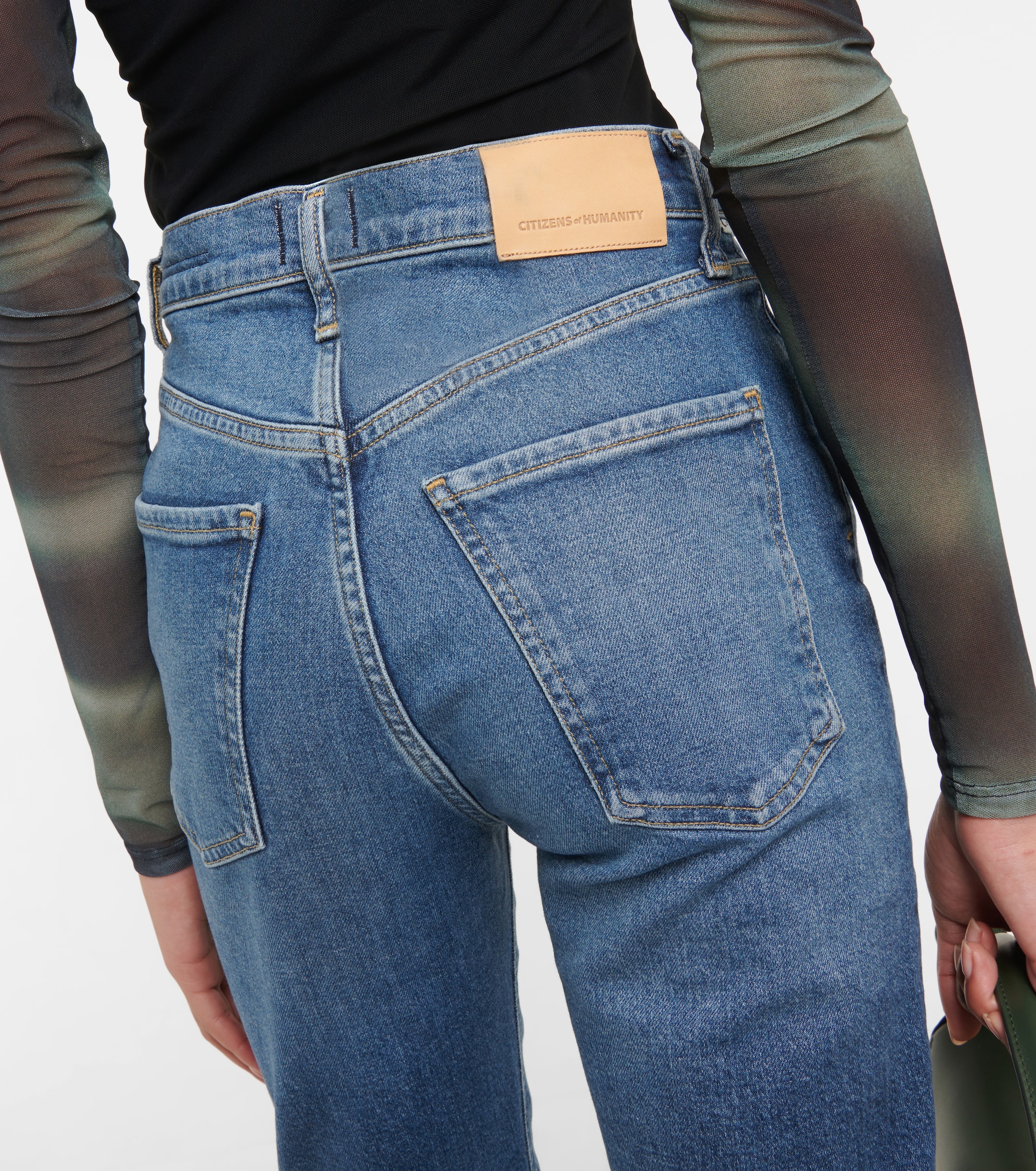 Citizens Of Humanity Daphne high-rise straight cropped jeans