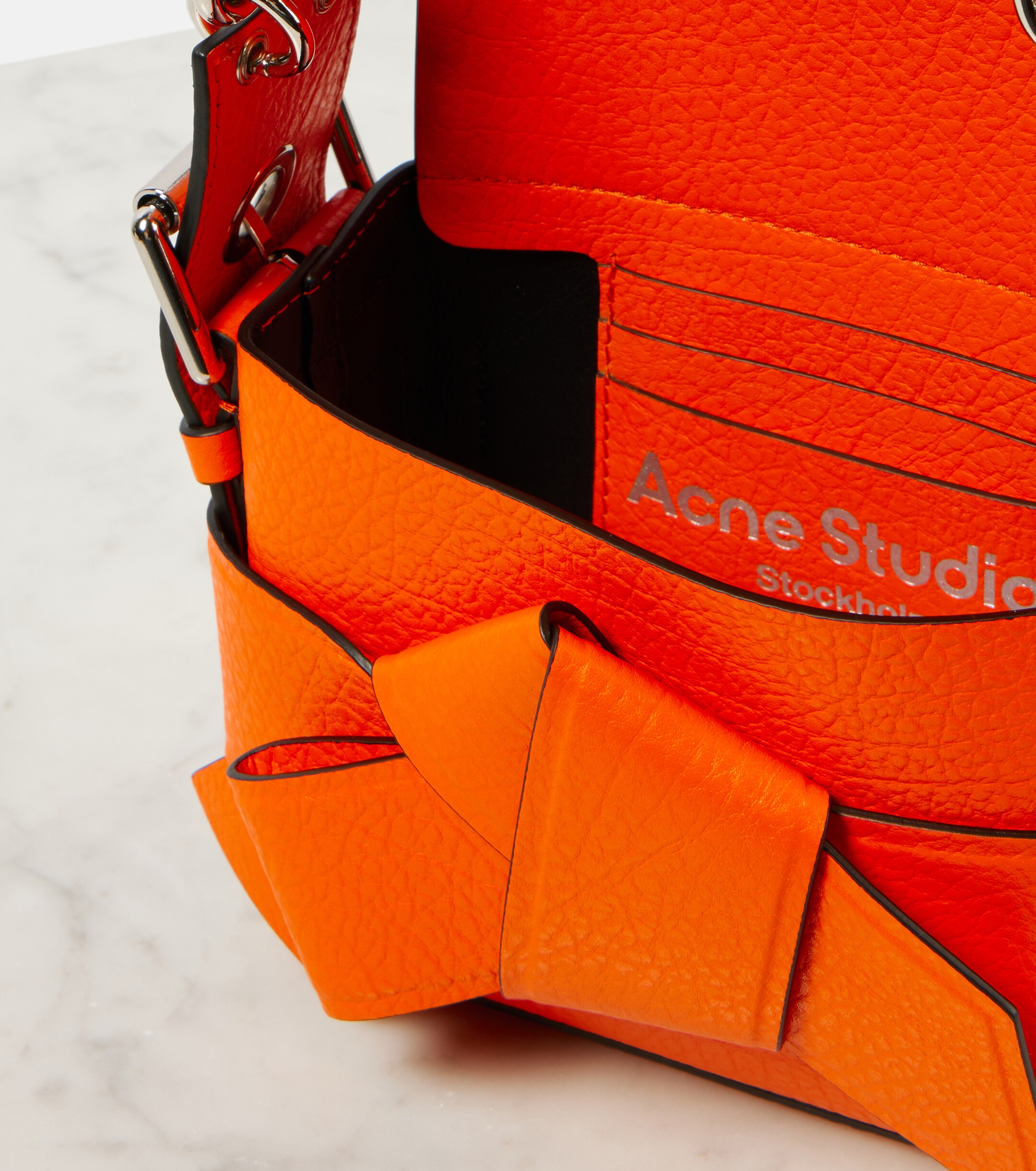 Acne Studios Musubi leather shoulder bag