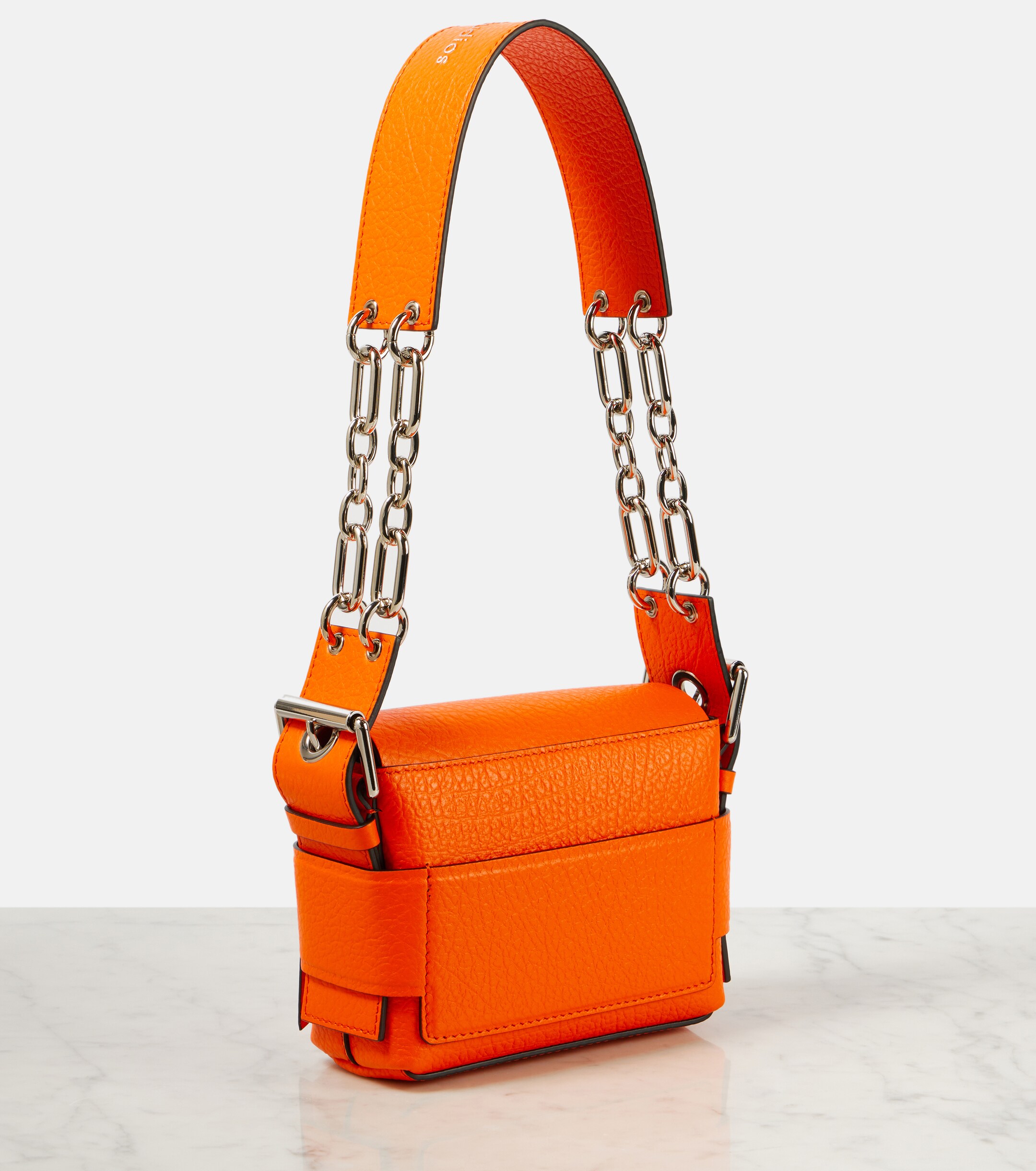 Acne Studios Musubi leather shoulder bag