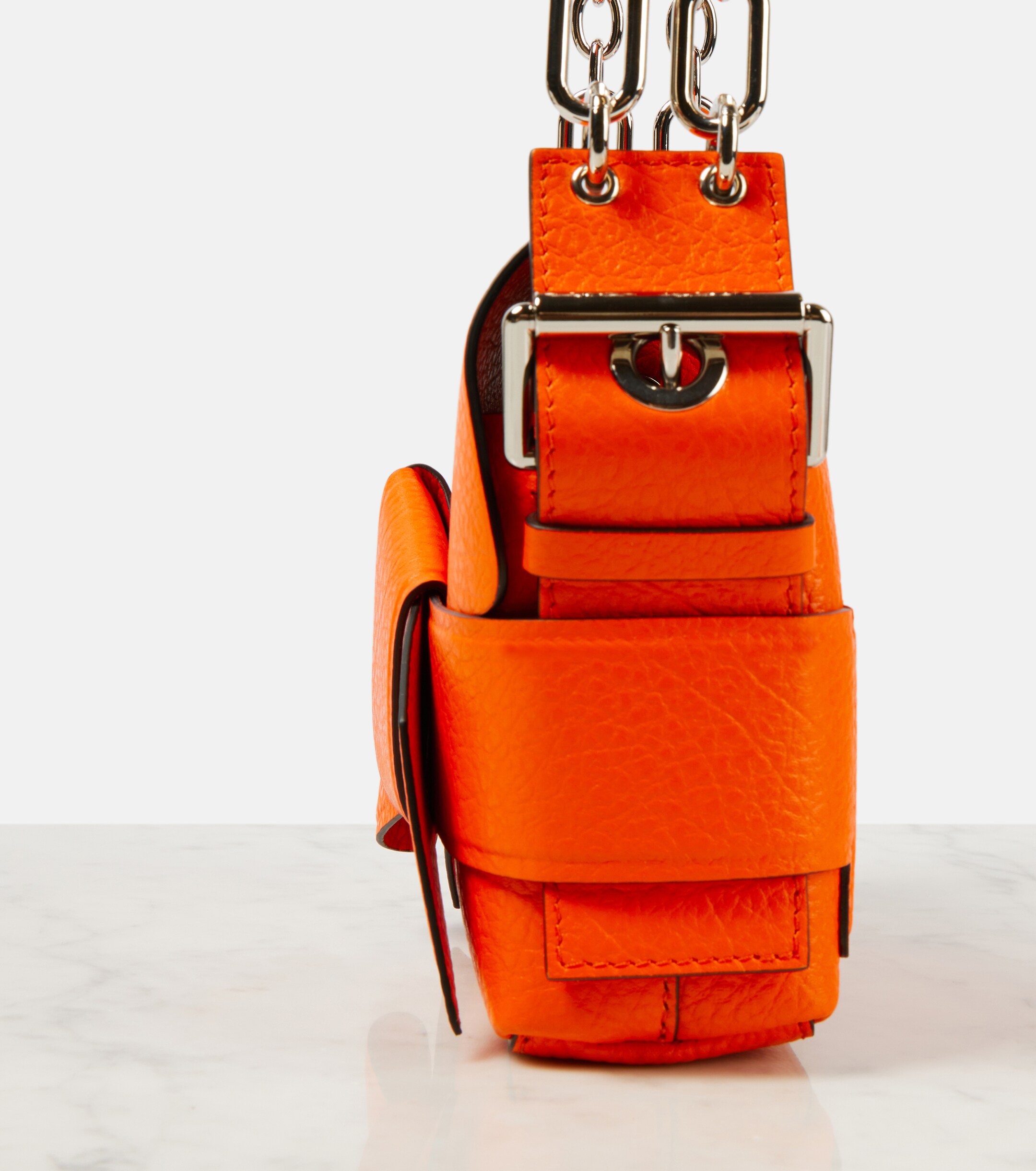 Acne Studios Musubi leather shoulder bag