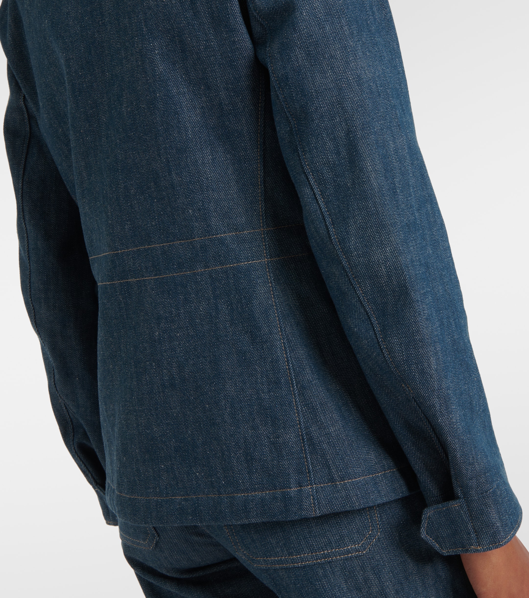 Loro Piana Traveller Mini denim field jacket